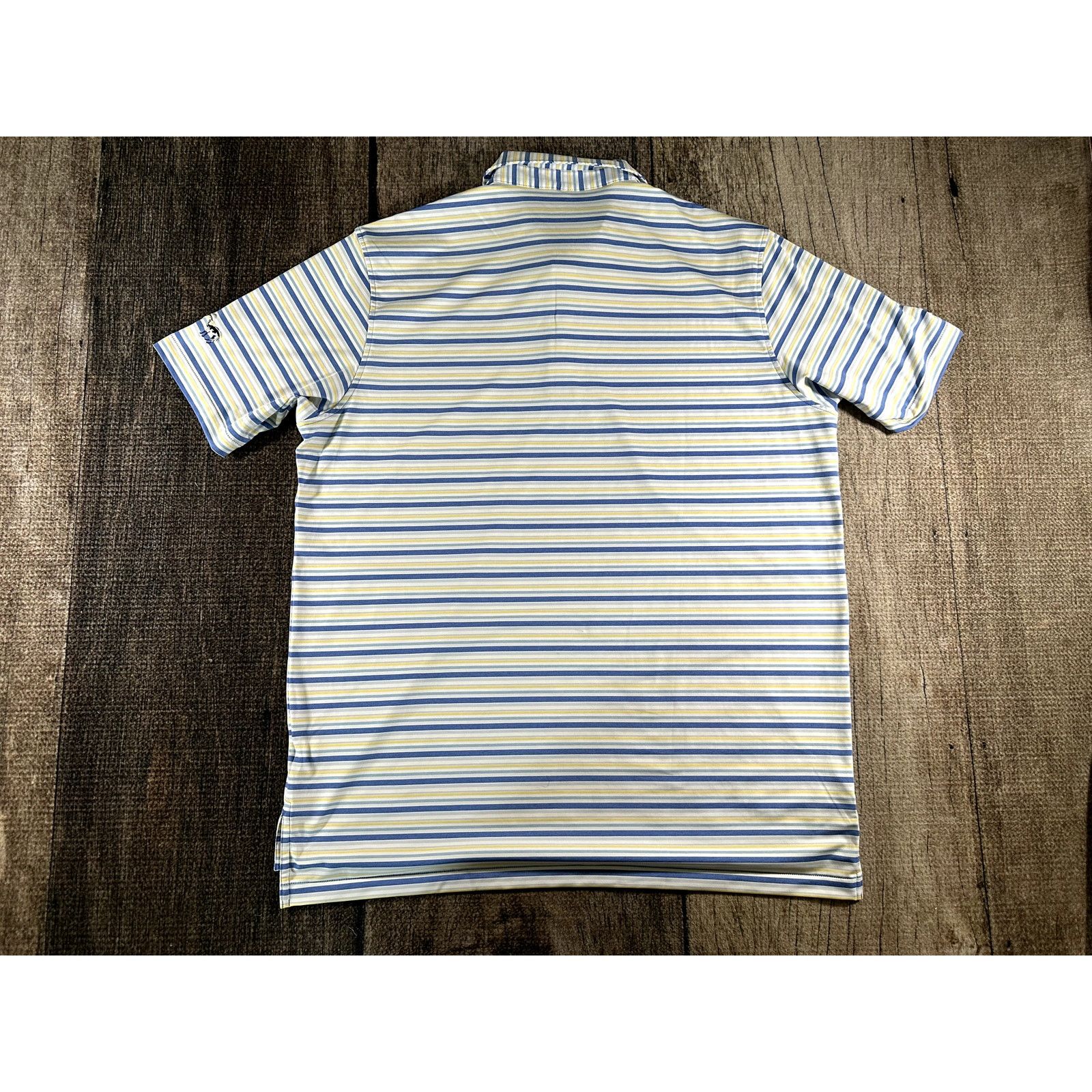 Peter Millar Peter Millar Summer Comfort Kissing Camels Striped Polo XL Size US XL / EU 56 / 4 - 6 Thumbnail