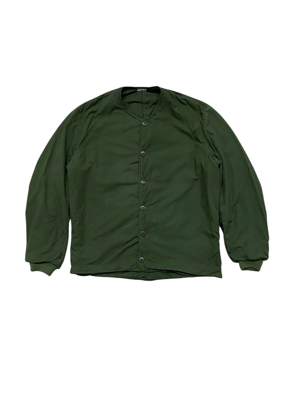 Other 60s SWEDISH ARMY M59 QUILTED MILITARY JACKET GREEN C148 Size US M / EU 48-50 / 2 - 1 Thumbnail