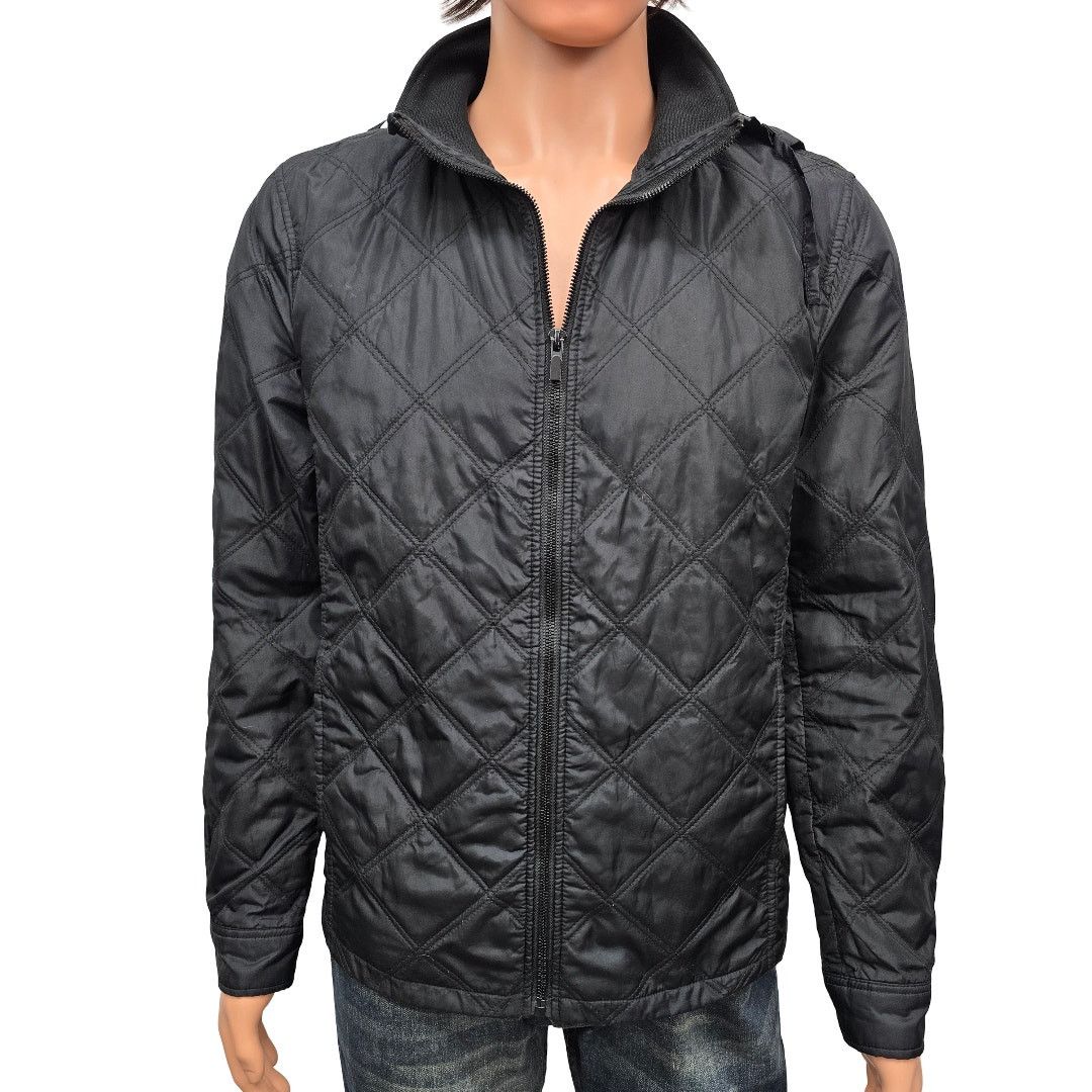 Zara Zara Man Diamond Quilted Full Zip Jacket Packable Hood Men L Size US L / EU 52-54 / 3 - 2 Thumbnail