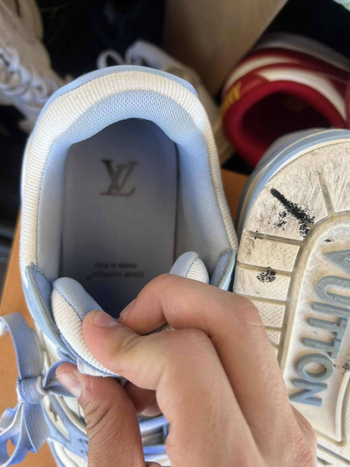 Louis Vuitton Louis Vuitton LV Trainer Blue White Size US 8.5 / EU 41-42 - 15 Thumbnail
