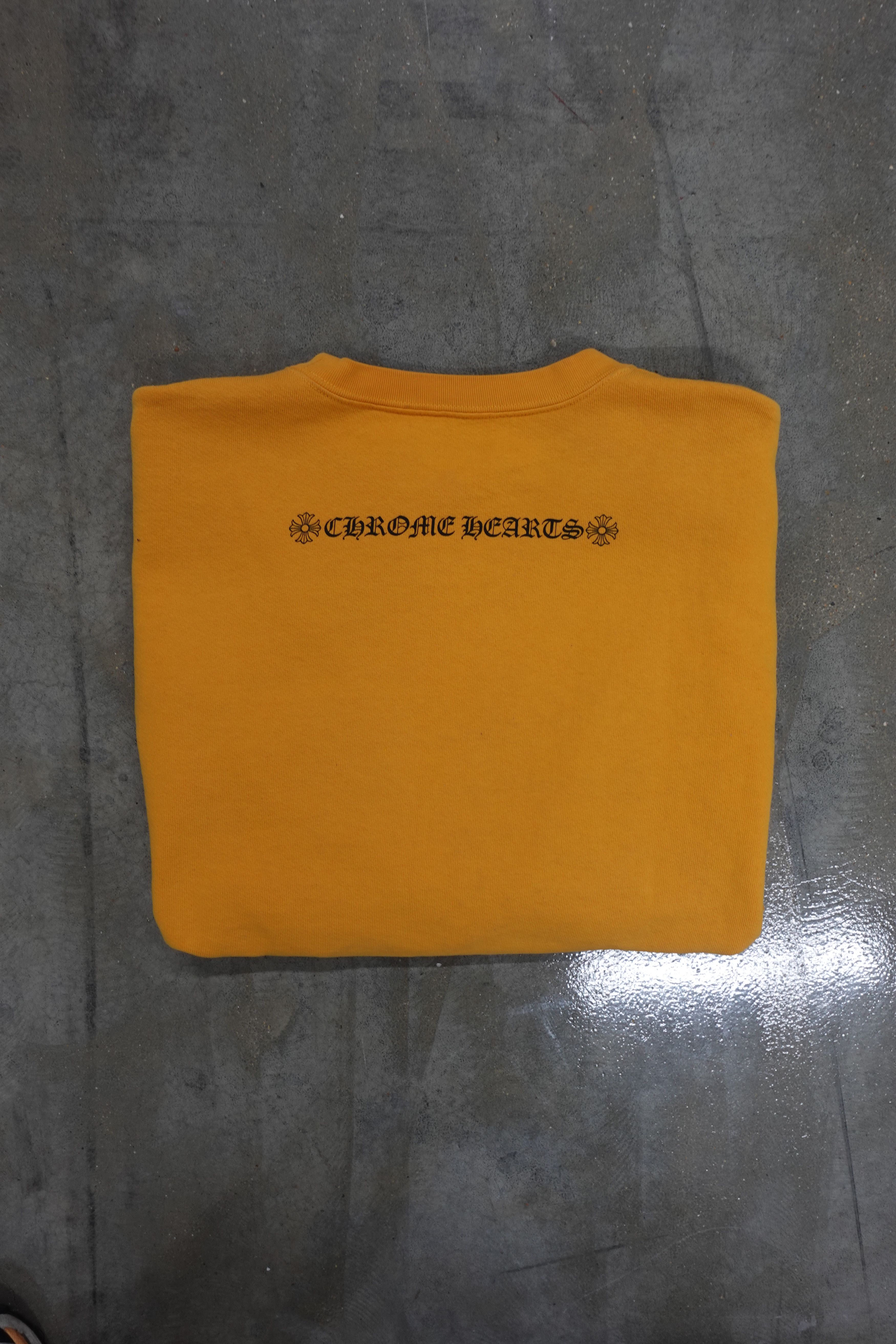 Chrome Hearts CHROME HEARTS SCRIPT SWEATSHIRT YELLOW BLACK Size US XS / EU 42 / 0 - 5 Thumbnail