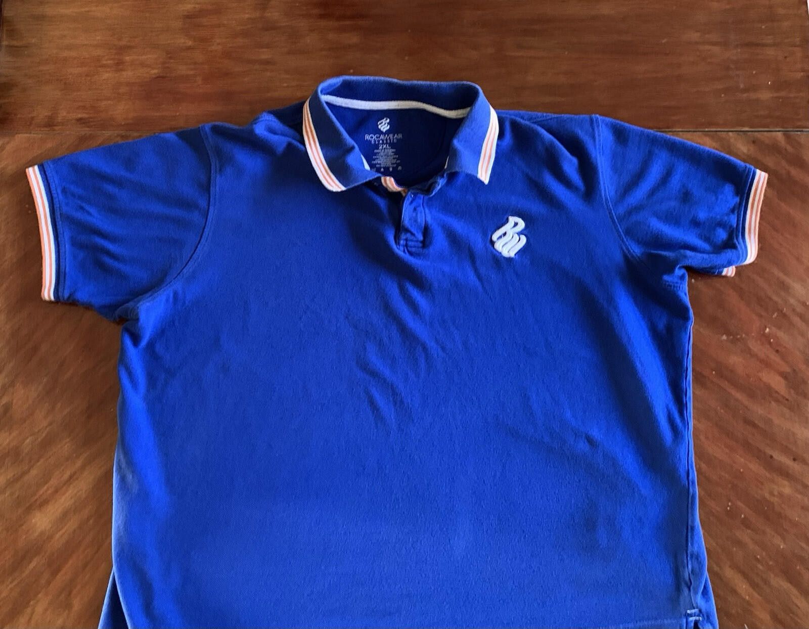 Rocawear Men's blue Rocawear Classic 2XL polo shirt Size US XXL / EU 58 / 5 - 1 Thumbnail
