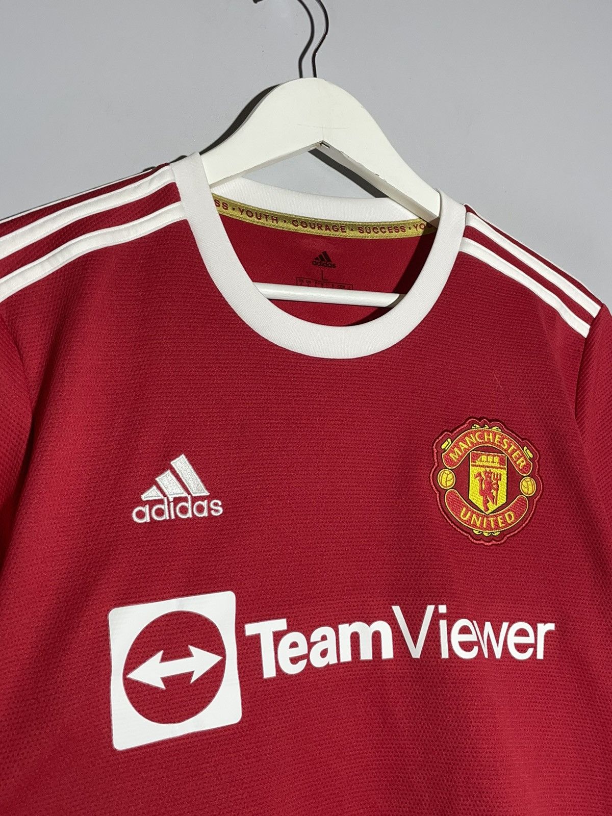 Adidas #7 Ronaldo Manchester United 2021/22 Adidas Football Shirt Size US L / EU 52-54 / 3 - 4 Thumbnail
