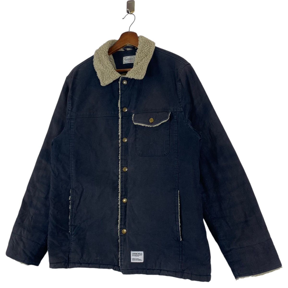 COVERNAT × Vintage VINTAGE COVERNAT SHERPA WINTER JACKET SNAP BUTTON Size US XL / EU 56 / 4 - 3 Thumbnail