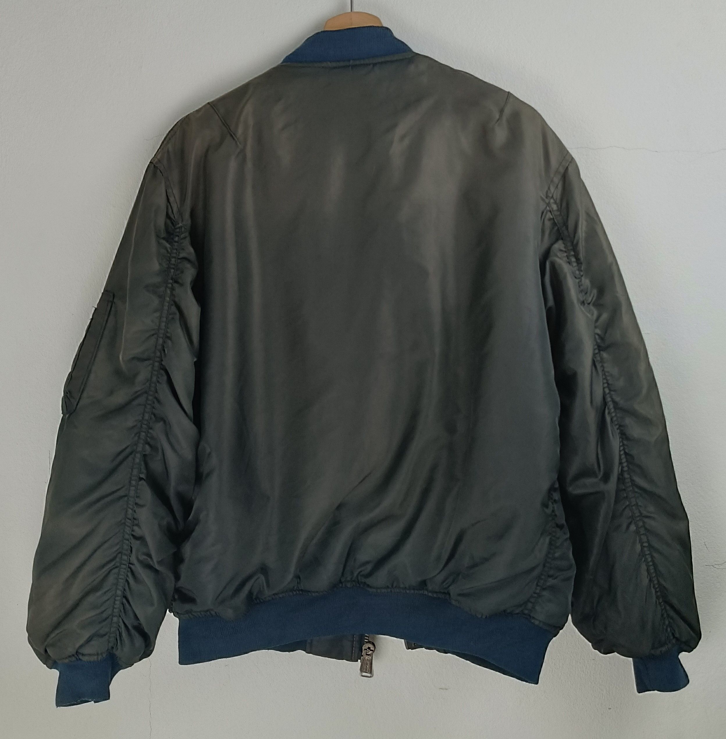 Alpha Industries VINTAGE 90S ALPHA BOMBER FIGHTER FLYERS JACKET Size US L / EU 52-54 / 3 - 4 Thumbnail