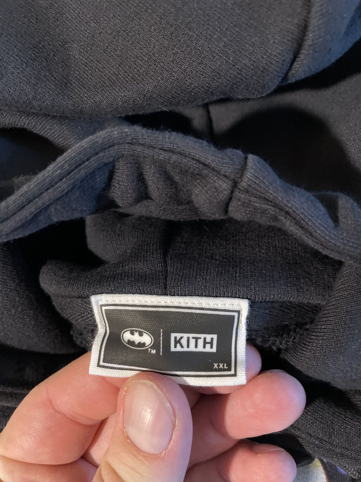 Kith Kith x Batman Classic Batman Logo Hoodie Size US XXL / EU 58 / 5 - 2 Thumbnail