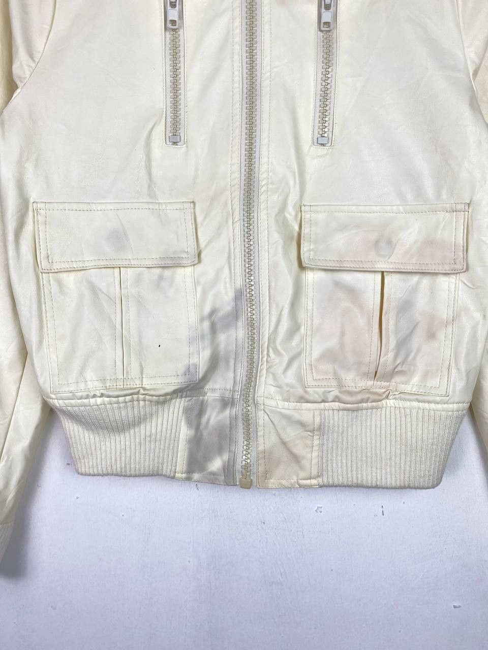 Japanese Brand japanese brands synthetic leather utility jacket nice design Size US L / EU 52-54 / 3 - 3 Thumbnail