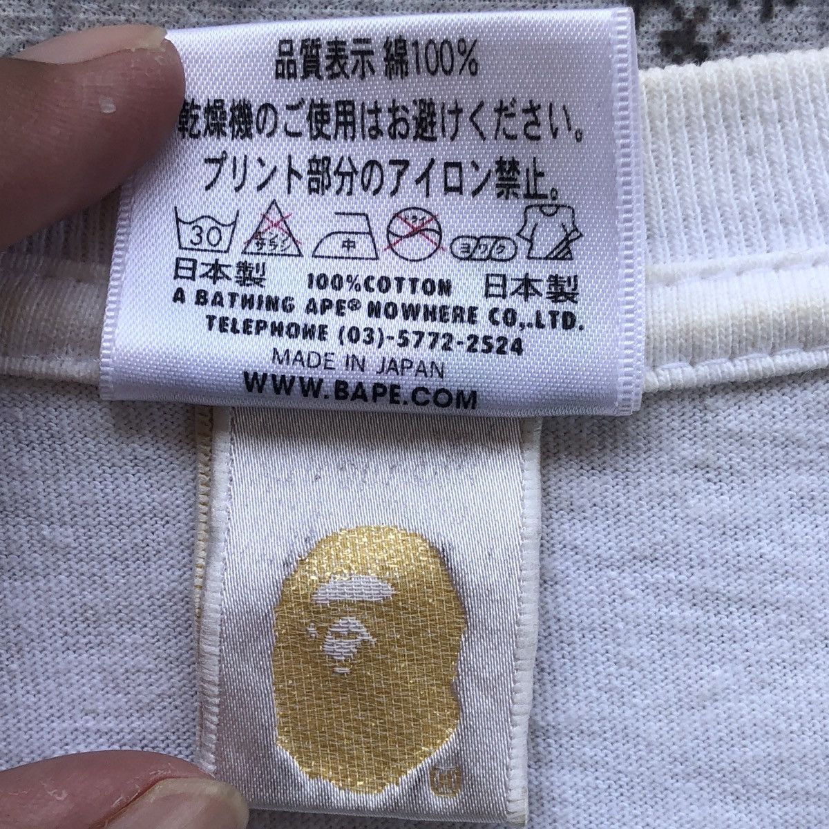Bape × Nigo OG A Bathing Ape Face Camo Tshirts Size US L / EU 52-54 / 3 - 7 Thumbnail