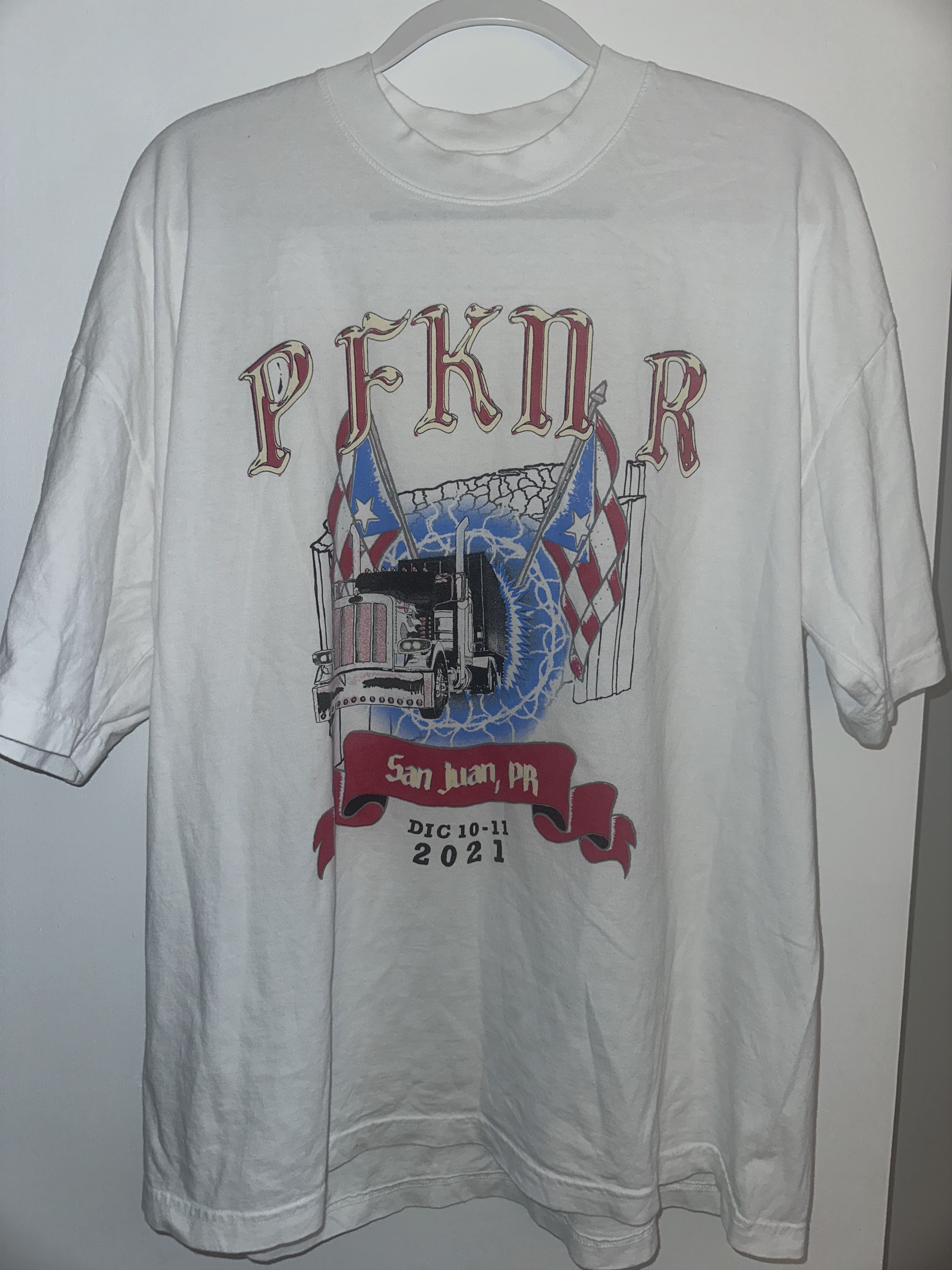Vintage RARE Bad Bunny PFKNR tee Size US XL / EU 56 / 4 - 1 Thumbnail