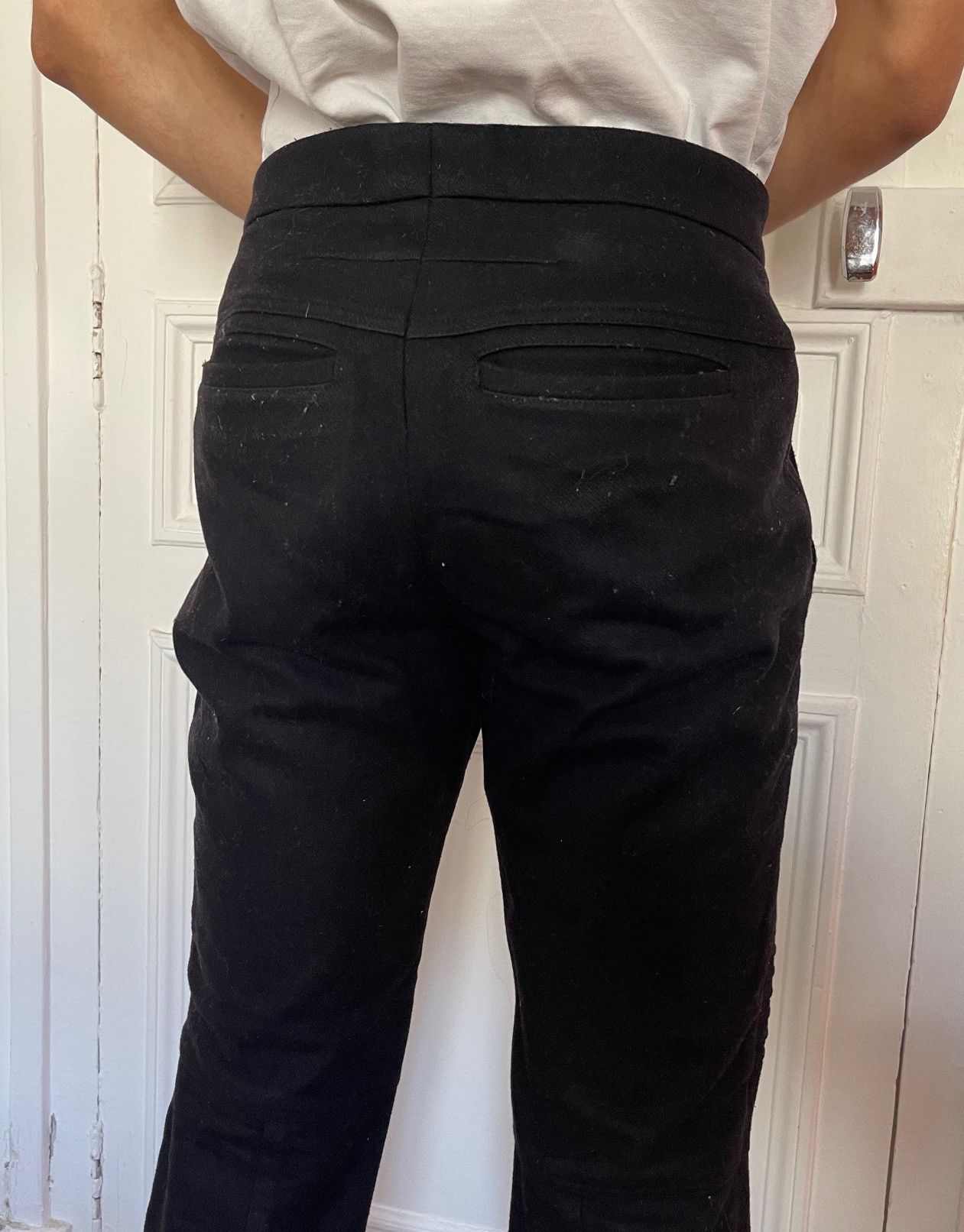Givenchy Givenchy by Riccardo Tisci wool biker trousers Size US 34 / EU 50 - 4 Thumbnail