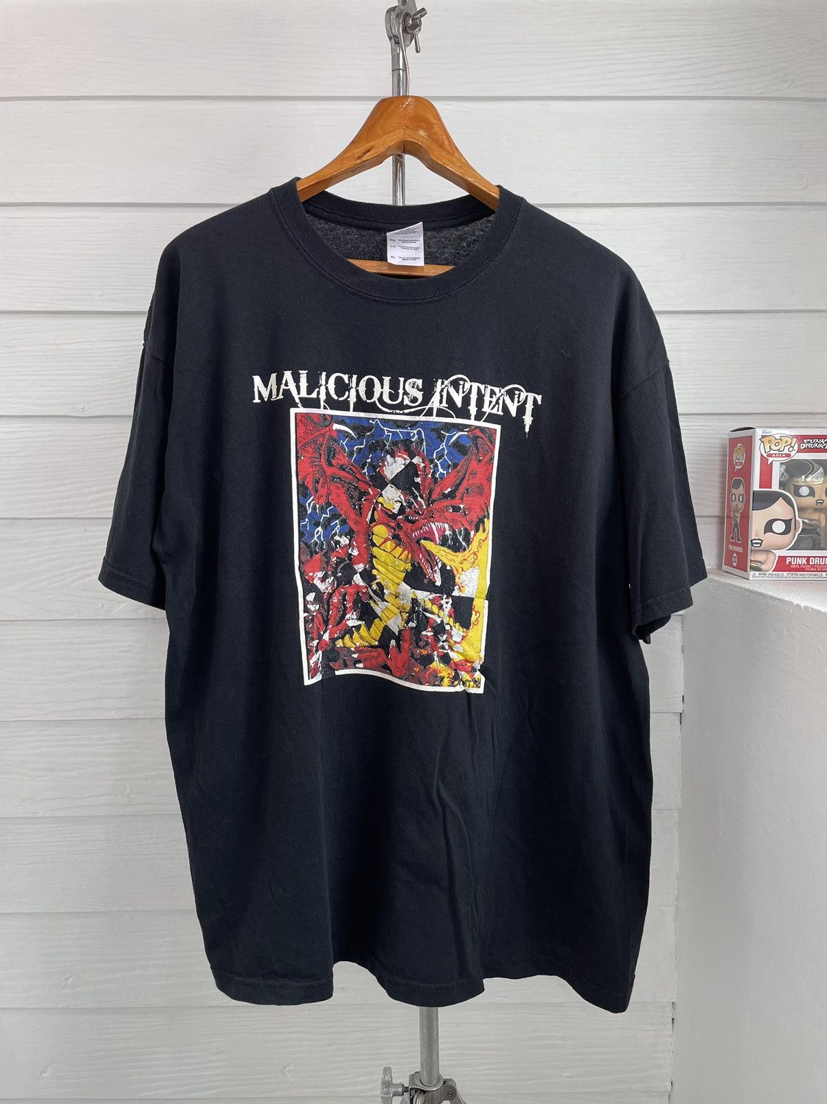 Band Tees × Vintage VINTAGE MALICIOUS INTENT Size US XL / EU 56 / 4 - 1 Thumbnail