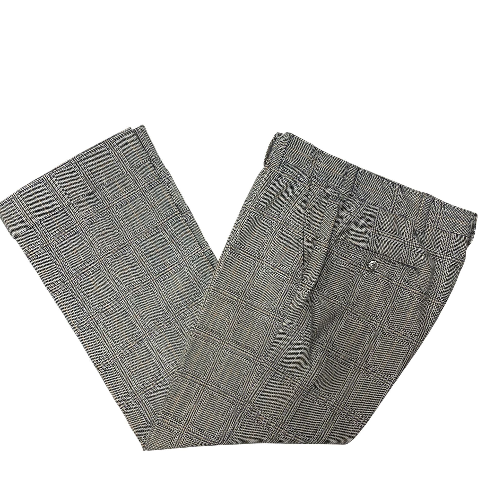 Other Vtg MoD Black White Copper GOLF Pants OVERCHECK Trousers Size US 32 / EU 48 - 1 Thumbnail