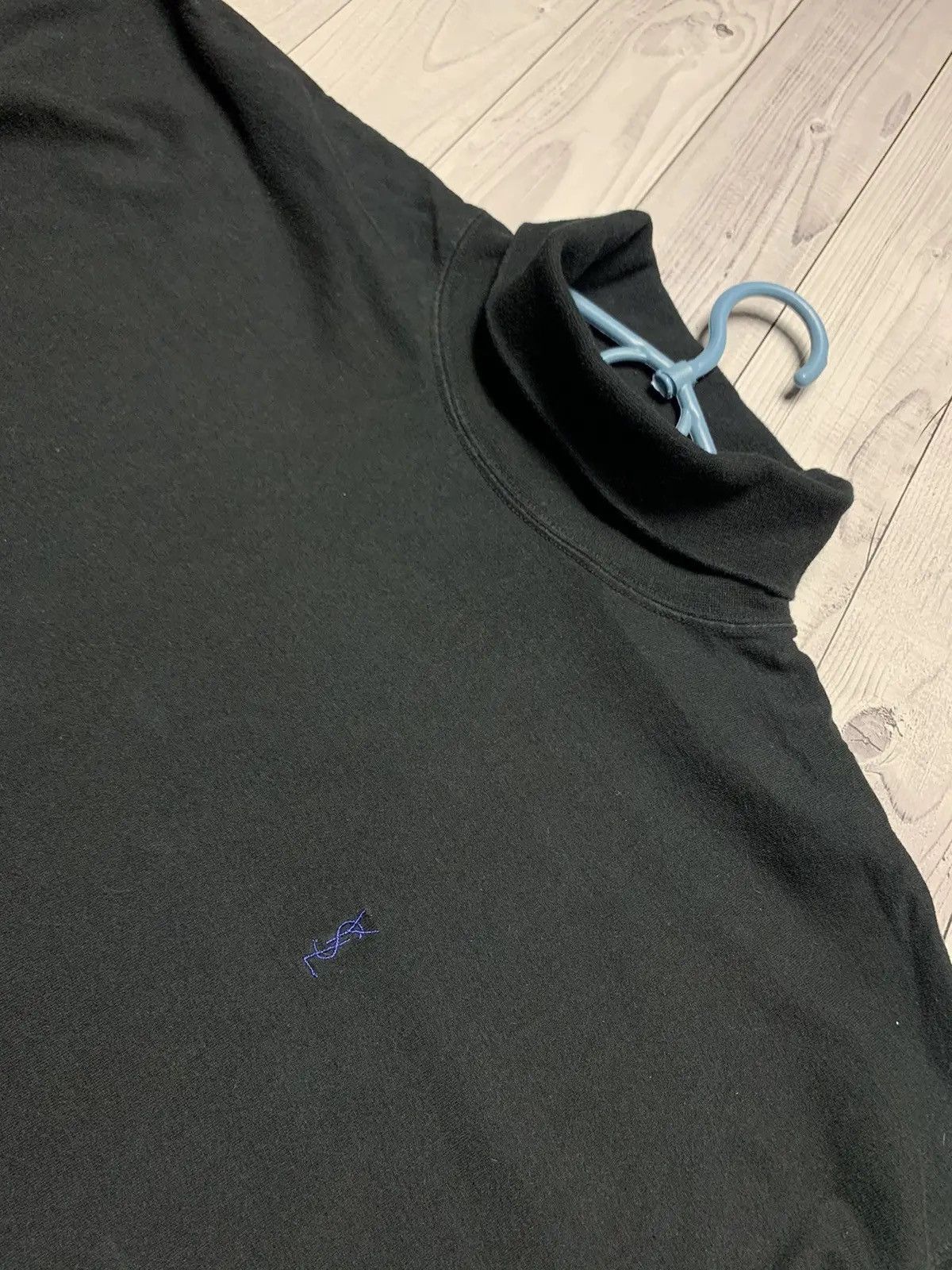 Yves Saint Laurent Vintage turtleneck Yves Saint Laurent YSL logo luxury Size US L / EU 52-54 / 3 - 2 Thumbnail