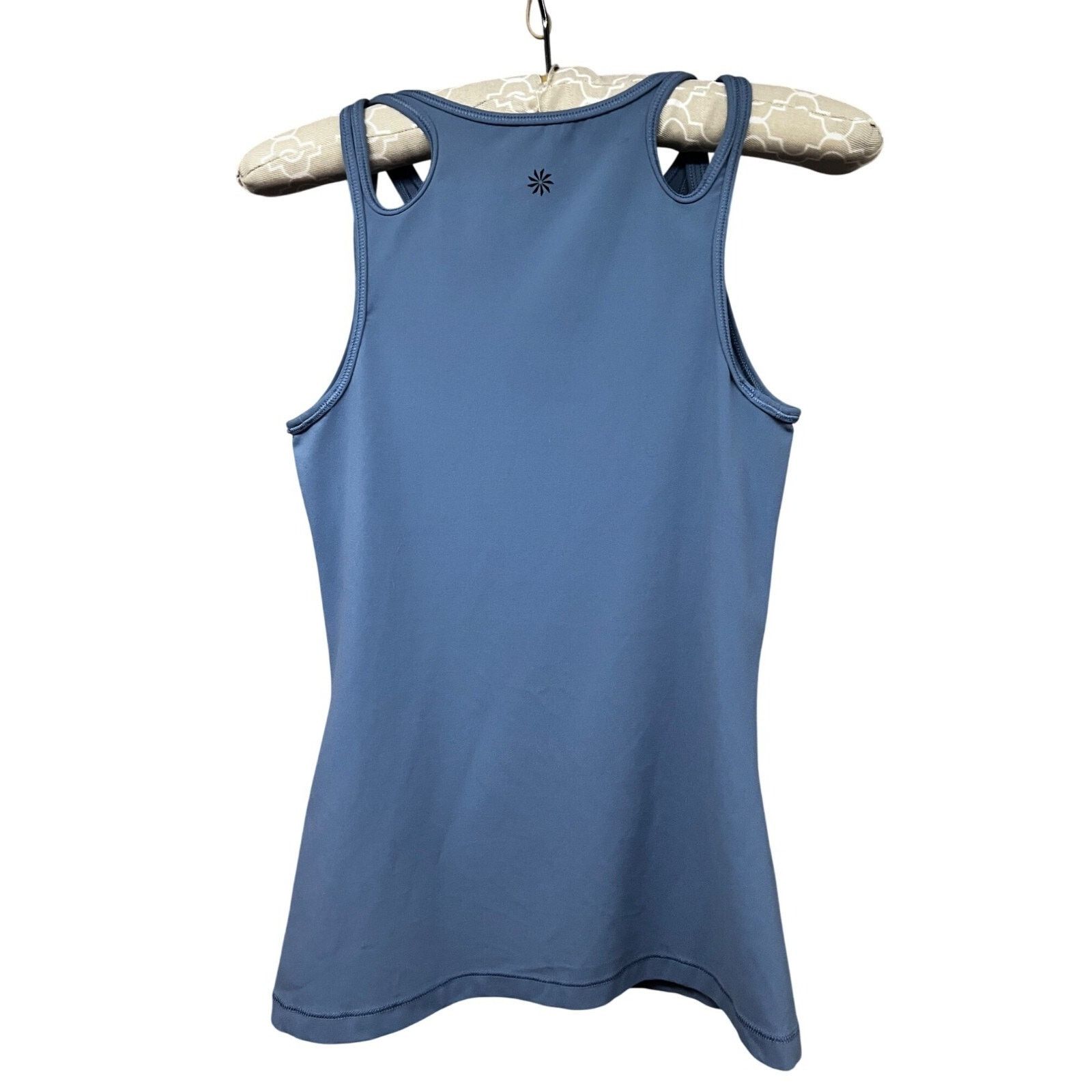 Athleta Athleta Shanti Asana Blue Yoga Tank Top Camisole XS Stretch Size XS / US 0-2 / IT 36-38 - 2 Thumbnail
