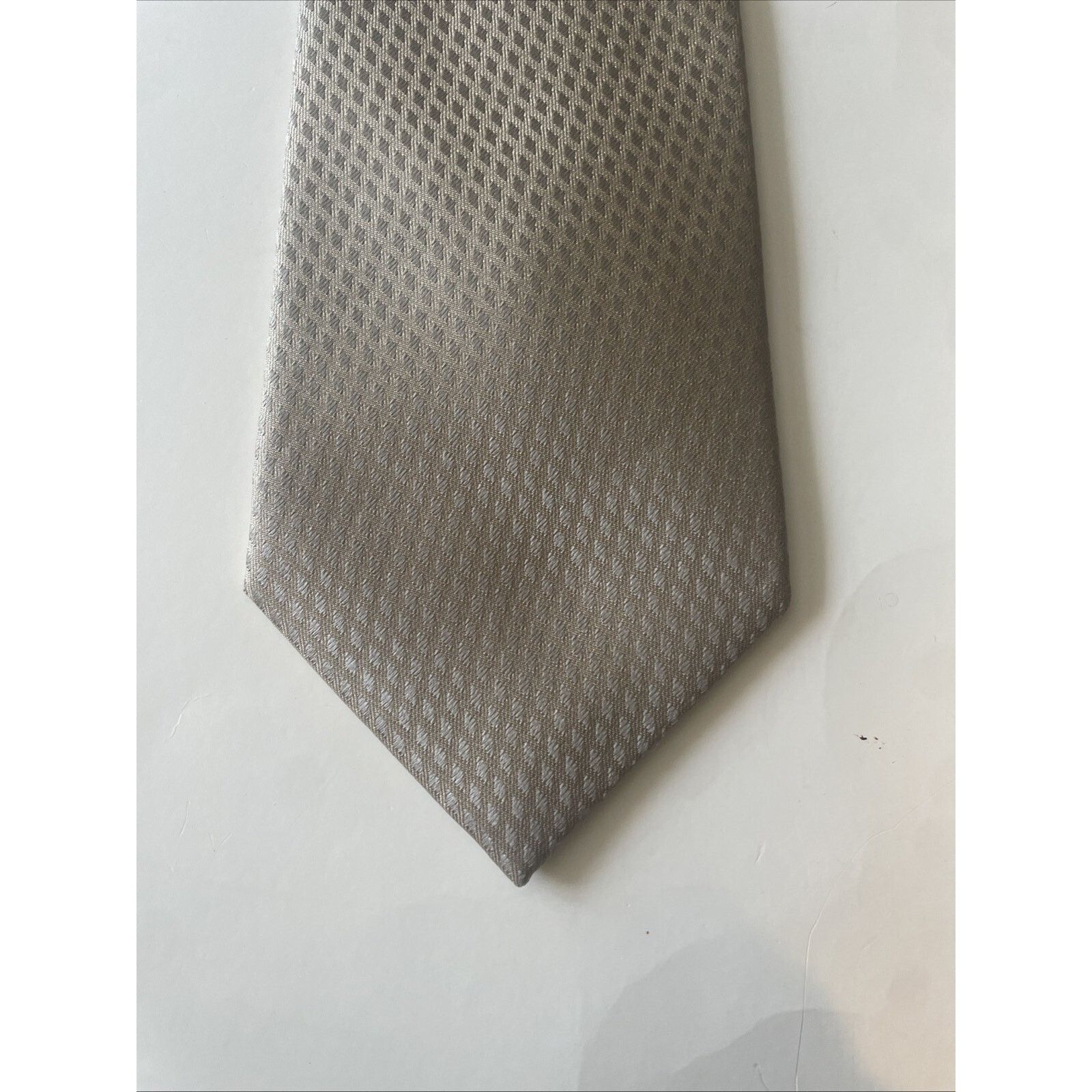 & Other Stories CLAIBORNE MENS TIE New SAGE GRE PATTERN 57 Silver/Bronze Size ONE SIZE - 5 Thumbnail