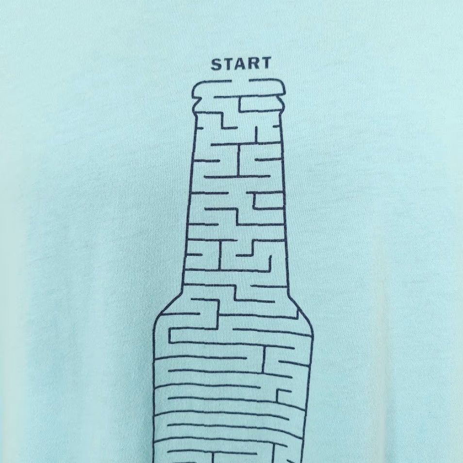 Old Navy Beer Bottle Maze T Shirt Mens Size XL Tall Blue Old Navy Size US XL / EU 56 / 4 - 3 Thumbnail