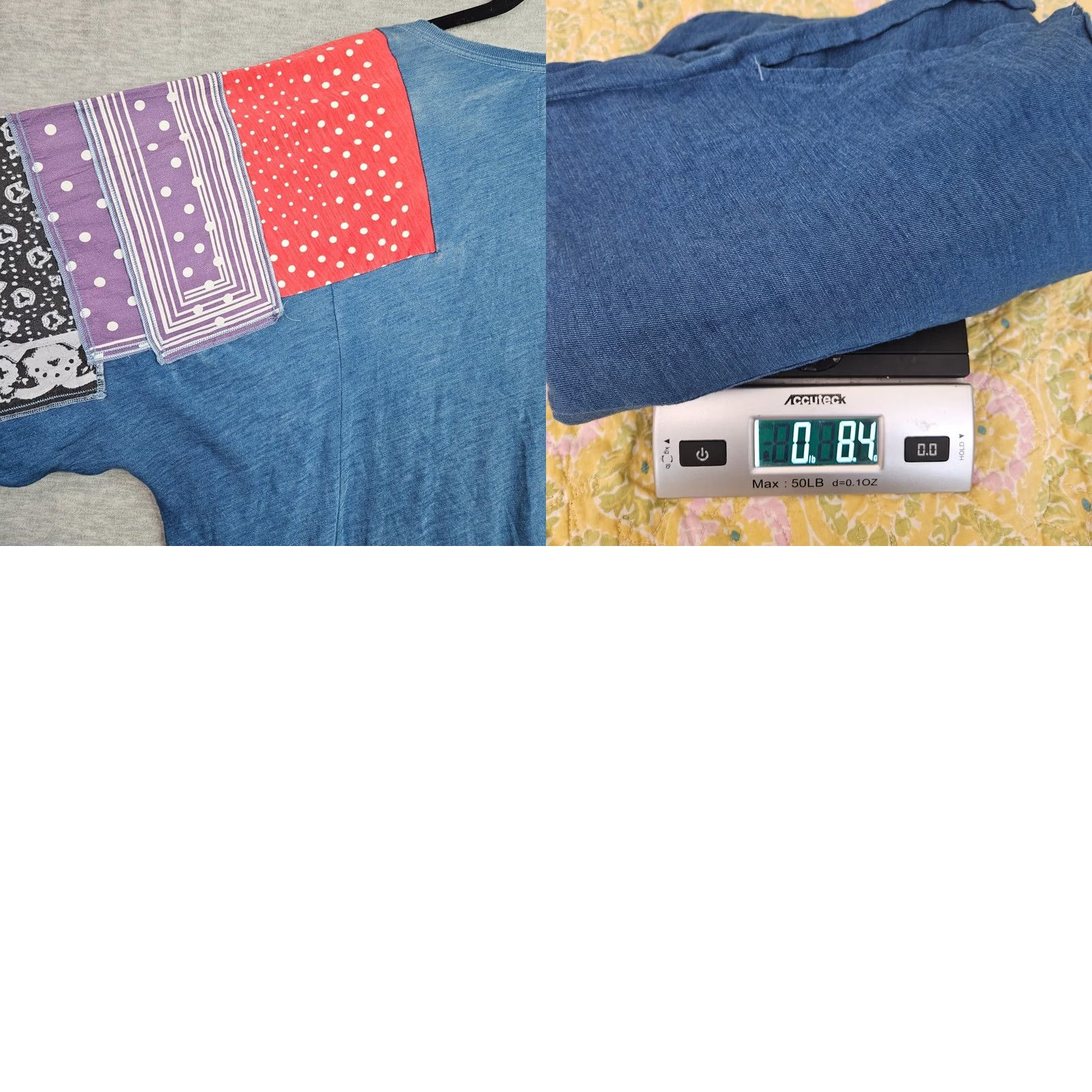Vintage We The Free Women's V-neck Shibuya Patchwork Top 3/4 Sleeve Size L Size L / US 10 / IT 46 - 8 Thumbnail