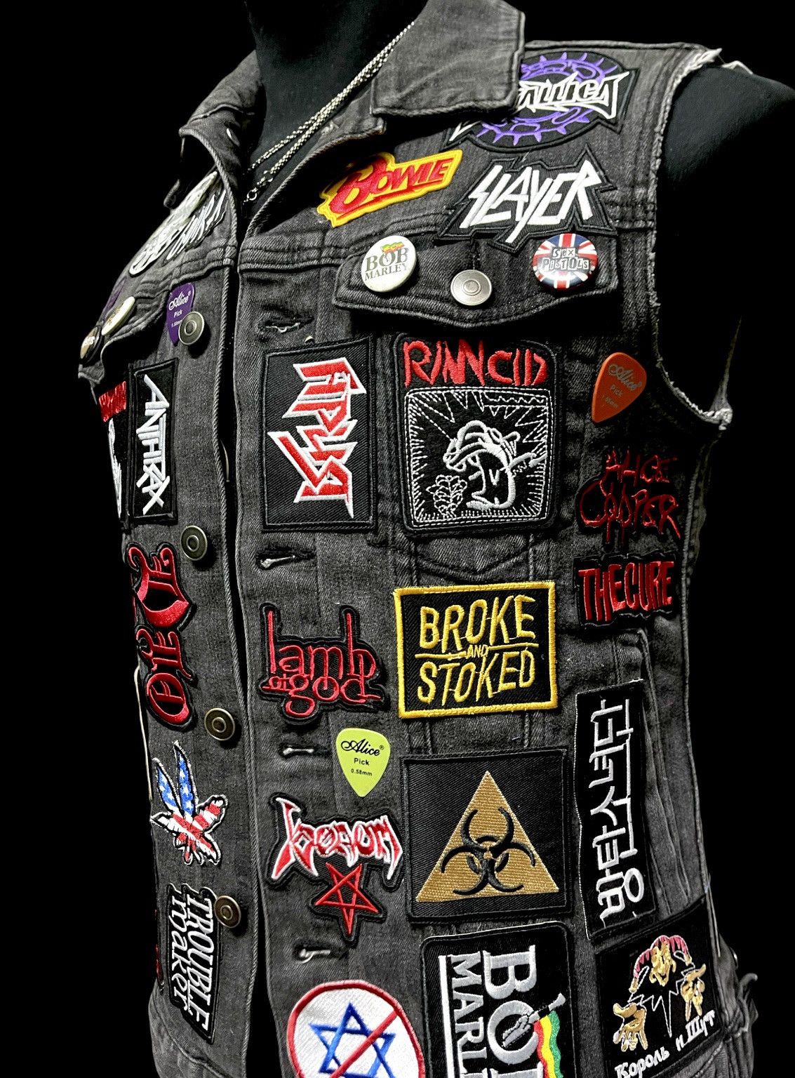 Band Tees × Other The Simpsons x ACDC Punk Rock Jacket Size US S / EU 44-46 / 1 - 6 Thumbnail