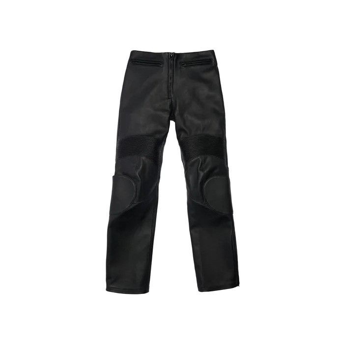 $895 NWT HARLEY DAVIDSON WOMEN'S LEATHER MOTO TROUSER PANT 4