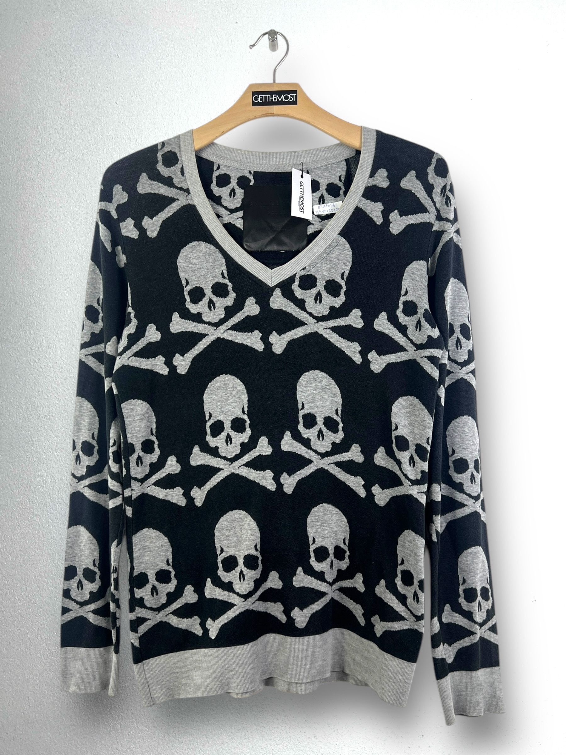 Philipp Plein Philipp Plein Homme Y2K Skull Sweater GTMP056 Size US M / EU 48-50 / 2 - 1 Thumbnail