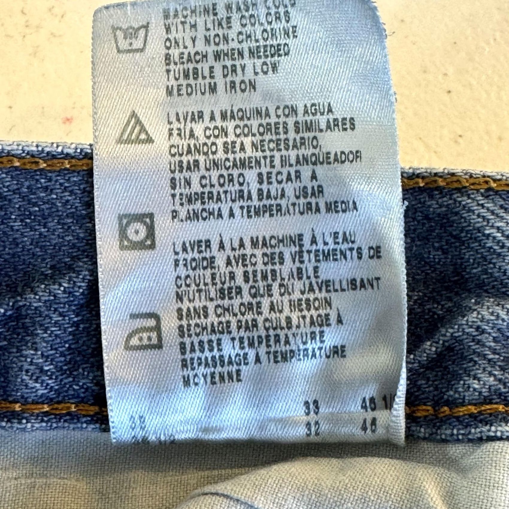 Dickies Dickies Jeans Mens 34x32 Blue Denim Straight Leg 5-Pocket Relaxed Fit W993RNB Regular Mens Jeans Blue 5-Pocket Dickies Industrial Work Jeans Size US 36 / EU 52 - 5 Thumbnail
