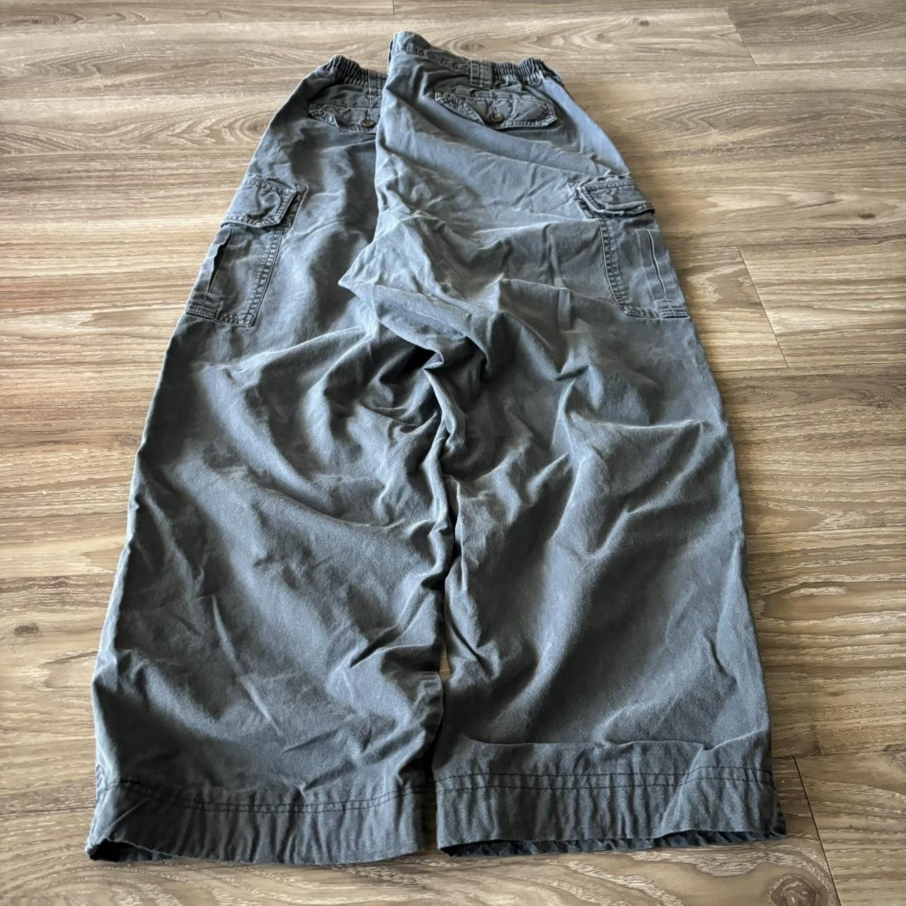 Vintage Crazy Vintage Y2K/2000s Baggy Grey Skater Style Cargo Pants! 36x27 Size US 36 / EU 52 - 4 Thumbnail