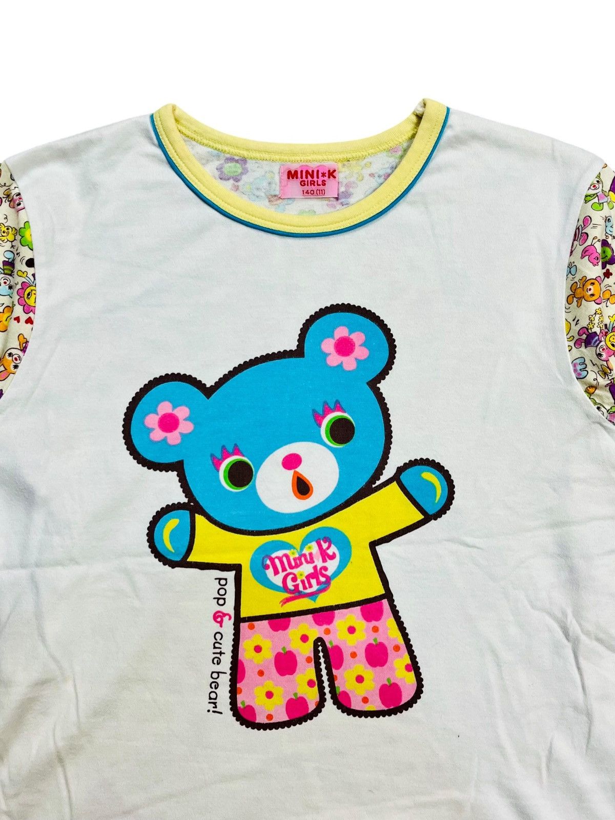 Angel Blue 2000s MINI K - Cute Bear Baby Tee Size S / US 4 / IT 40 - 4 Thumbnail