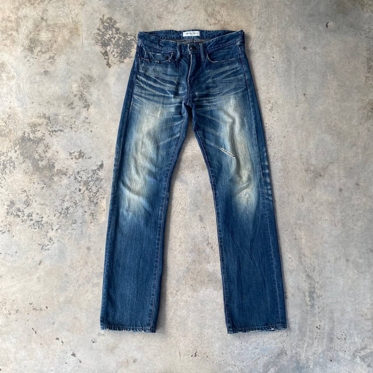 Tornado Mart RYO ISHIKAWA BY VANQUISH TOKYO JAPAN DISTRESSED BLUEWASH Size US 28 / EU 44 - 1 Thumbnail
