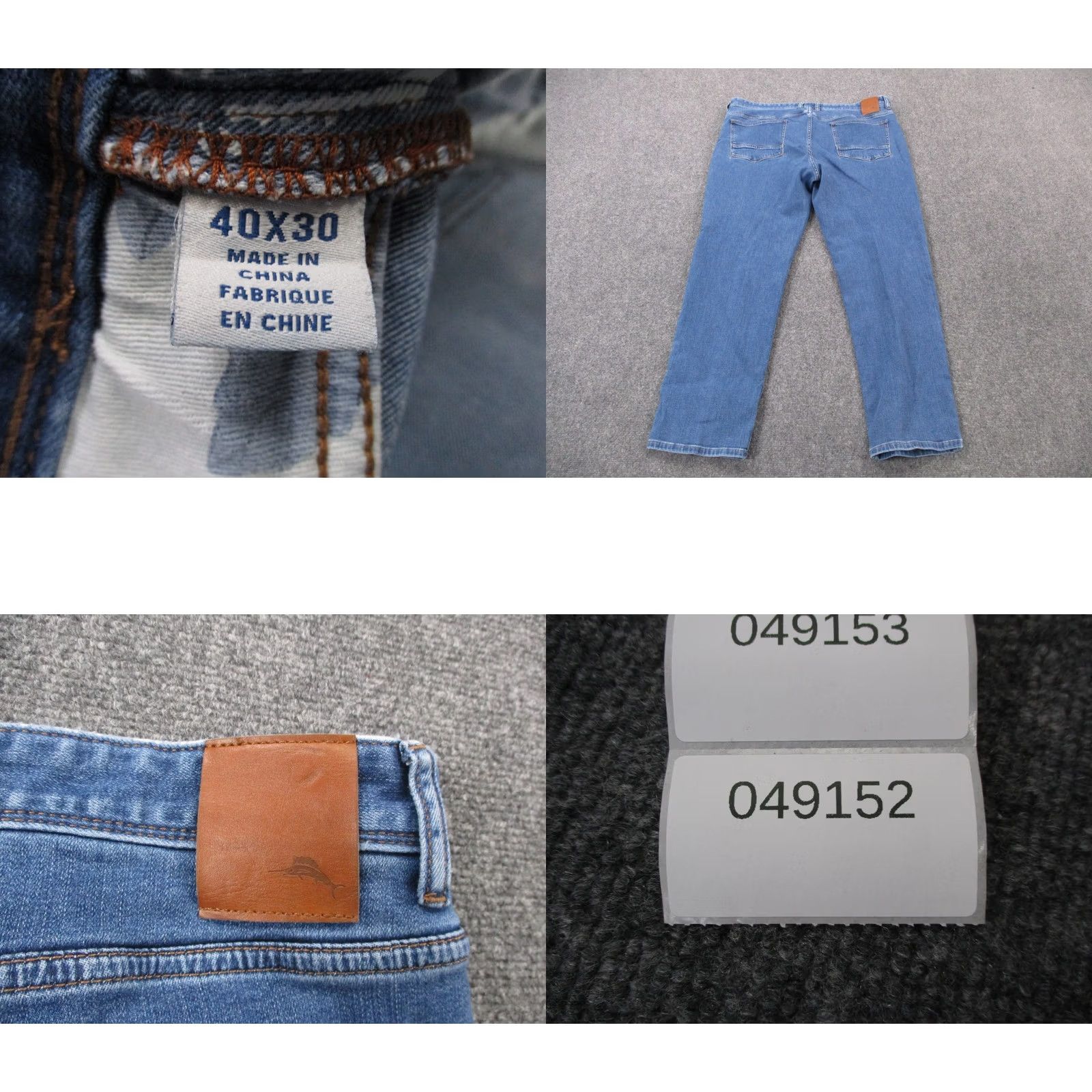 Tommy Bahama Tommy Bahama Jeans Mens 40 X 30 Blue Denim Straight Stretch Casual Relaxed Size US 40 / EU 56 - 9 Thumbnail
