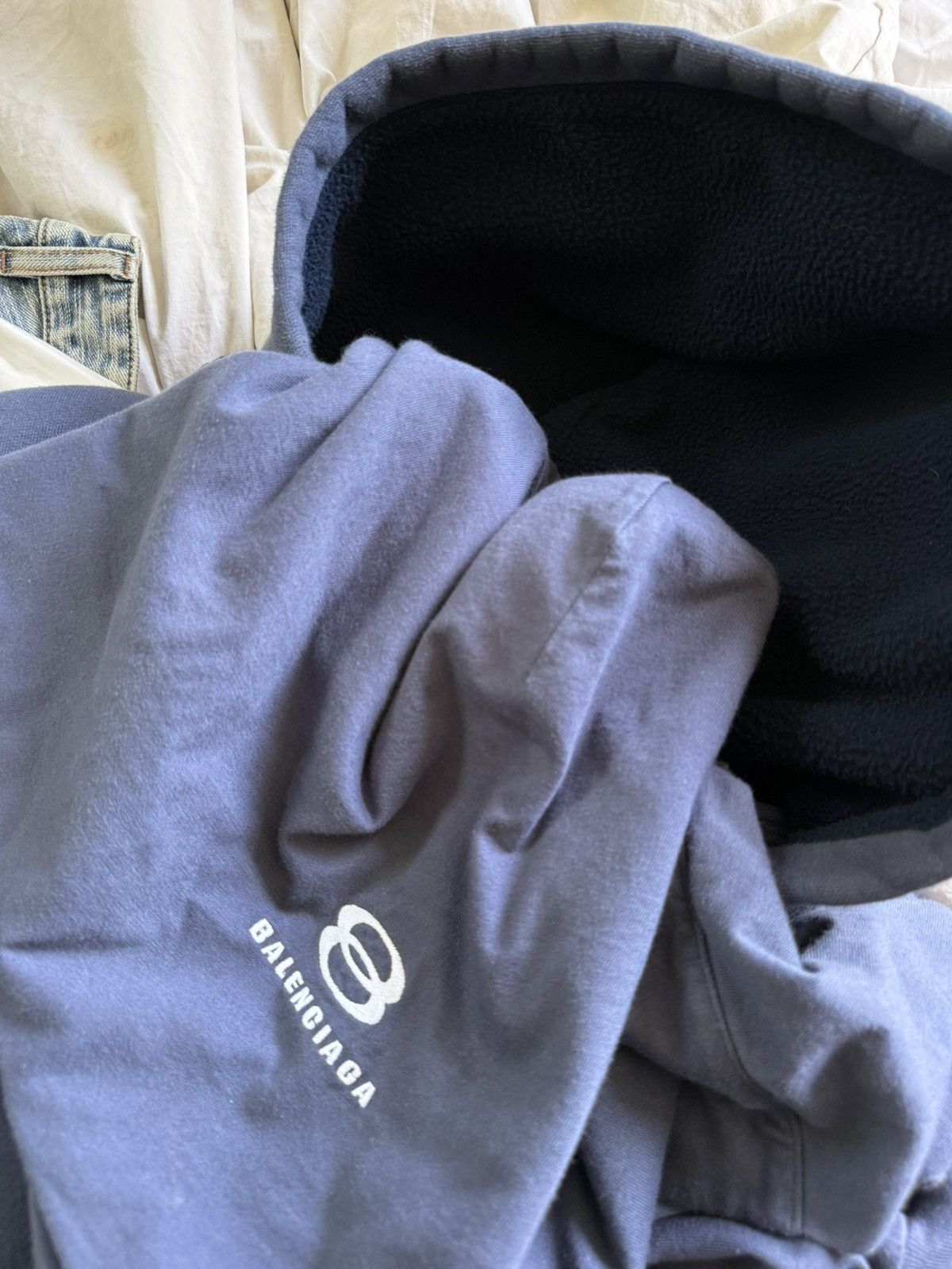 Balenciaga Lined Incognito Zip Up Hoodie Size US XXL / EU 58 / 5 - 6 Thumbnail