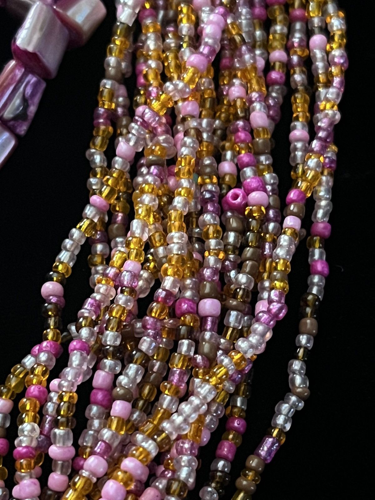 Other Vintage Bohemian Multi-Strand Seed Bead & Shell Necklace Size ONE SIZE - 2 Thumbnail
