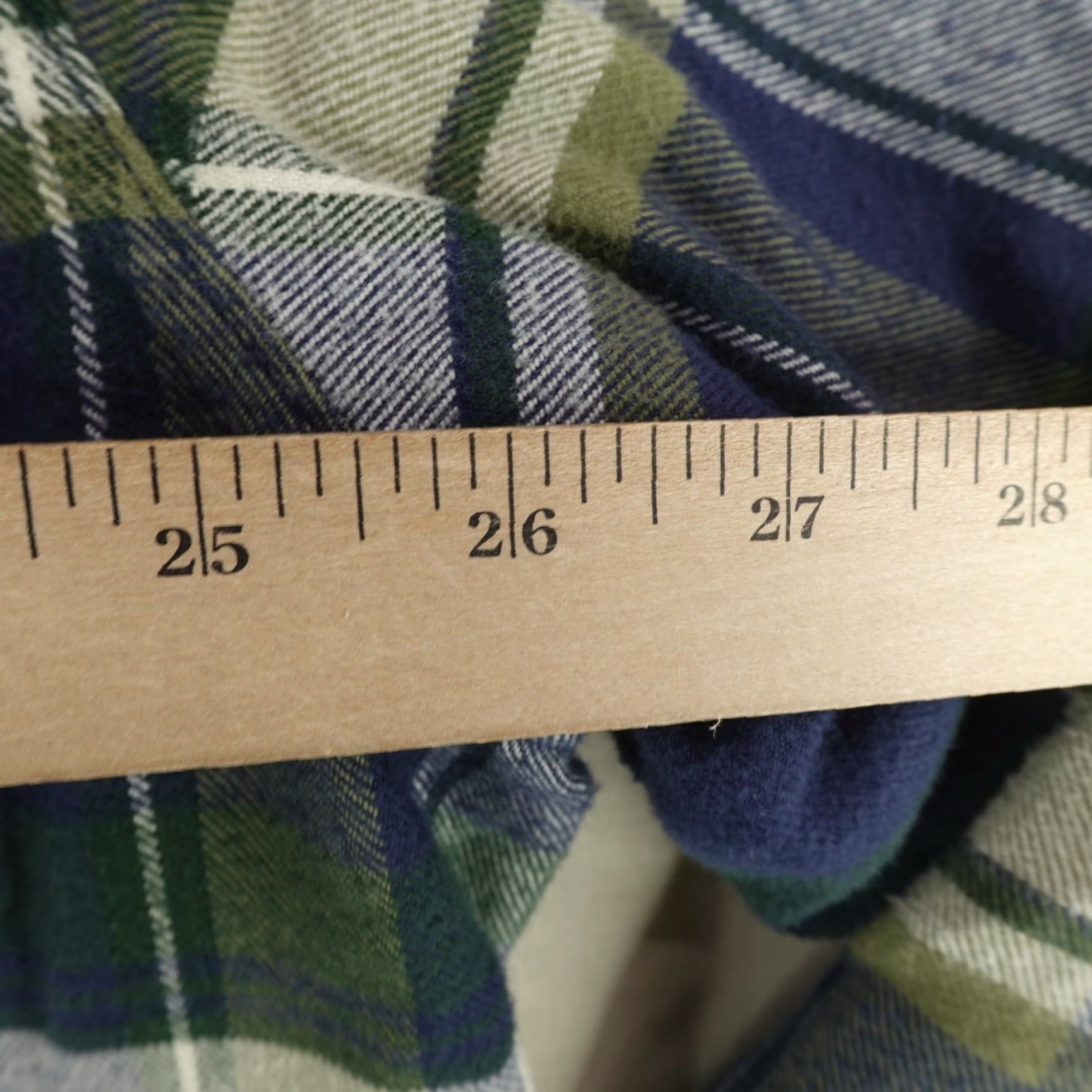 Vintage L.L. Bean Jacket Mens XL Blue Green Plaid Flannel Shacket 3-in-1 Insulated Lined Cotton Polyester Pockets Button Front Casual Workwear Travel Mens Size US XL / EU 56 / 4 - 7 Thumbnail