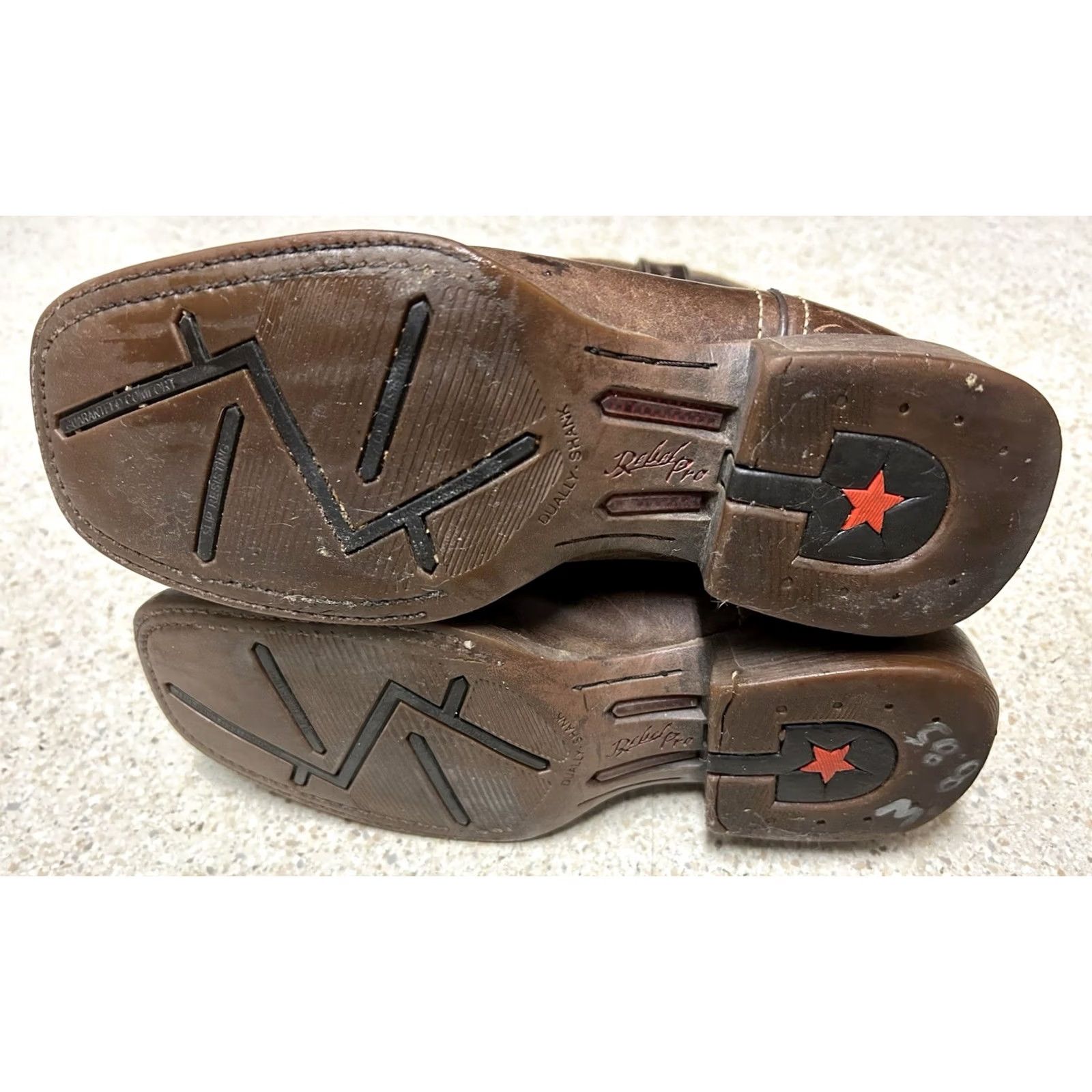 Durango Durango Rebel 12” Western Cowboy Boots American Flag Men’s Size 6.5 Multicolor Leather Durango Rebel Western Cowboy Mens Boots 6.5 D Cushioned Pull On Size US 7 / EU 40 - 4 Thumbnail