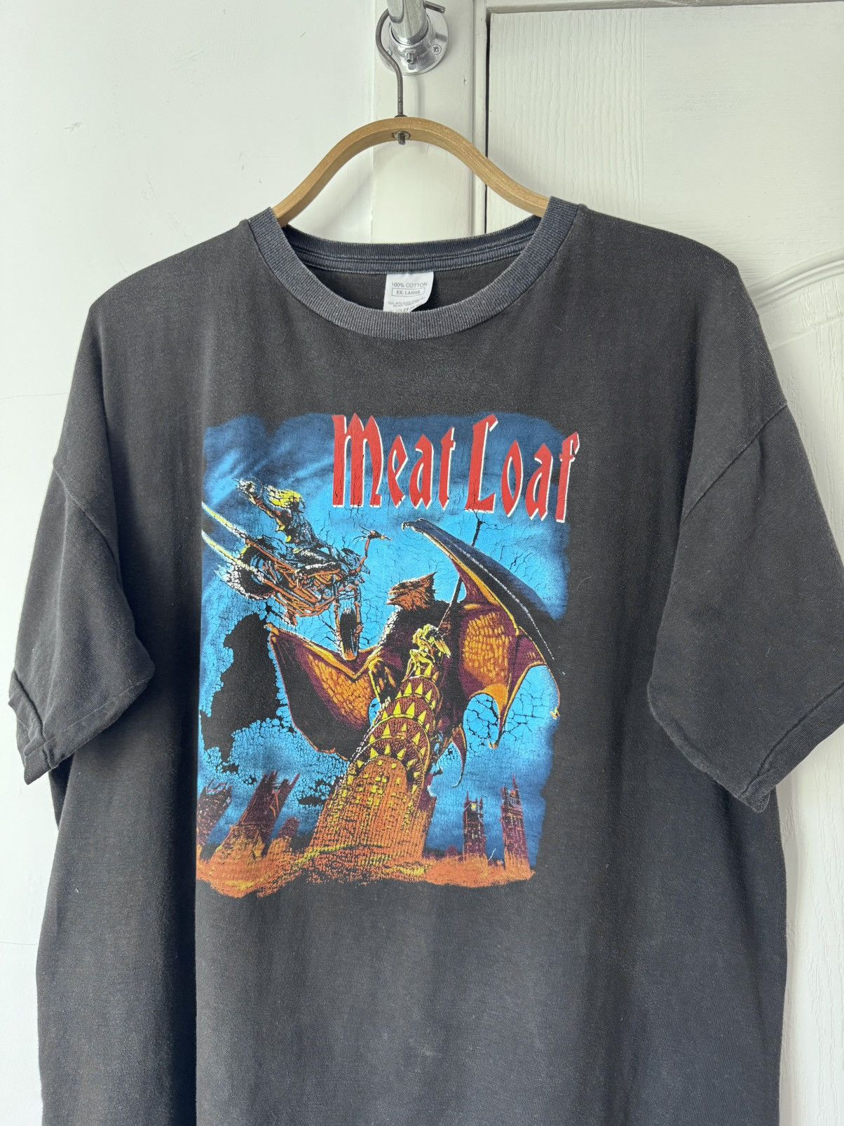 Band Tees Vintage 90s Meat Loaf Everything Louder Band T Shirt Size US L / EU 52-54 / 3 - 2 Thumbnail