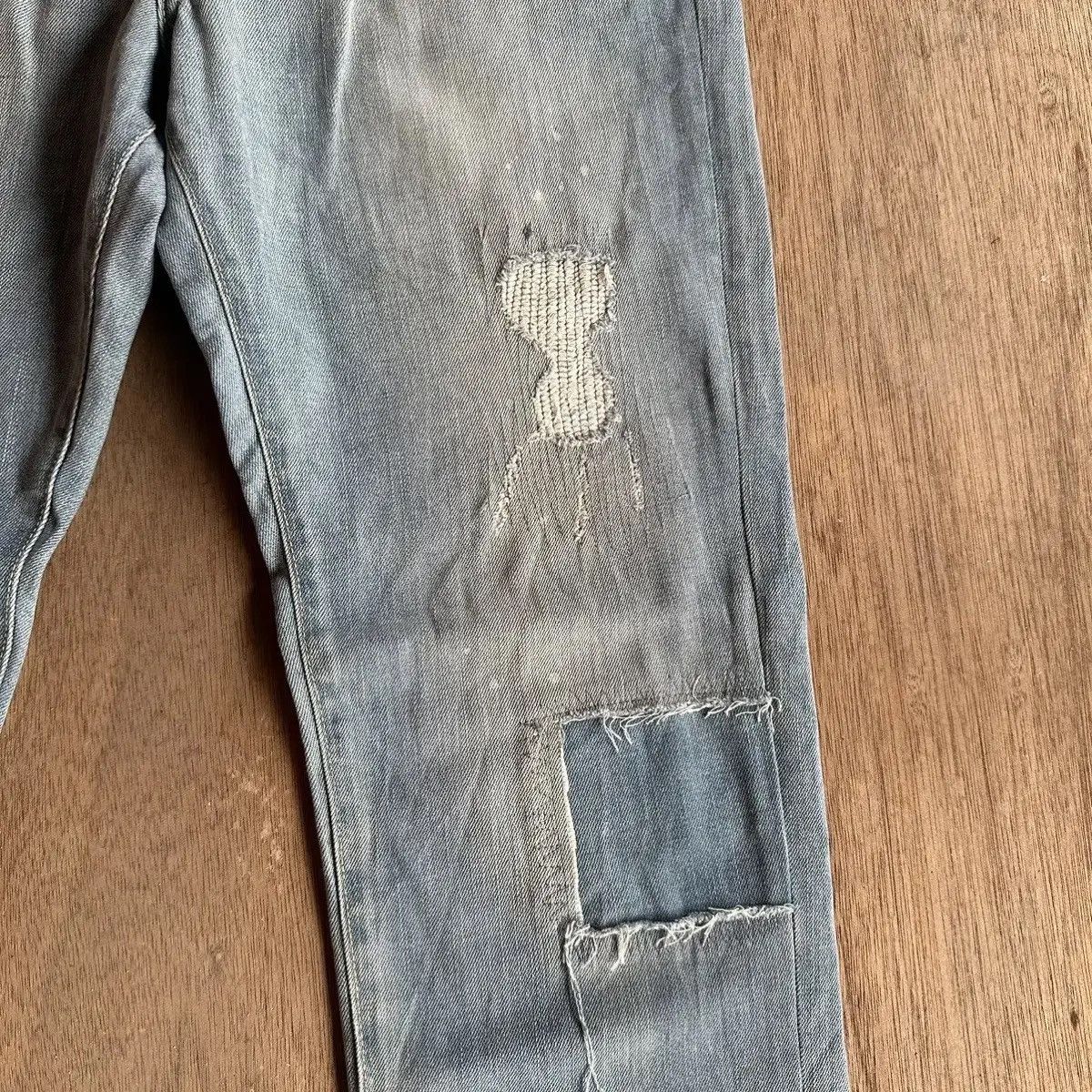 Global Work SICKS 🔥VTG GLOBALWORK JAPAN JEANS RIPPED DENIM PANTS SIZE M Size US 32 / EU 48 - 6 Thumbnail