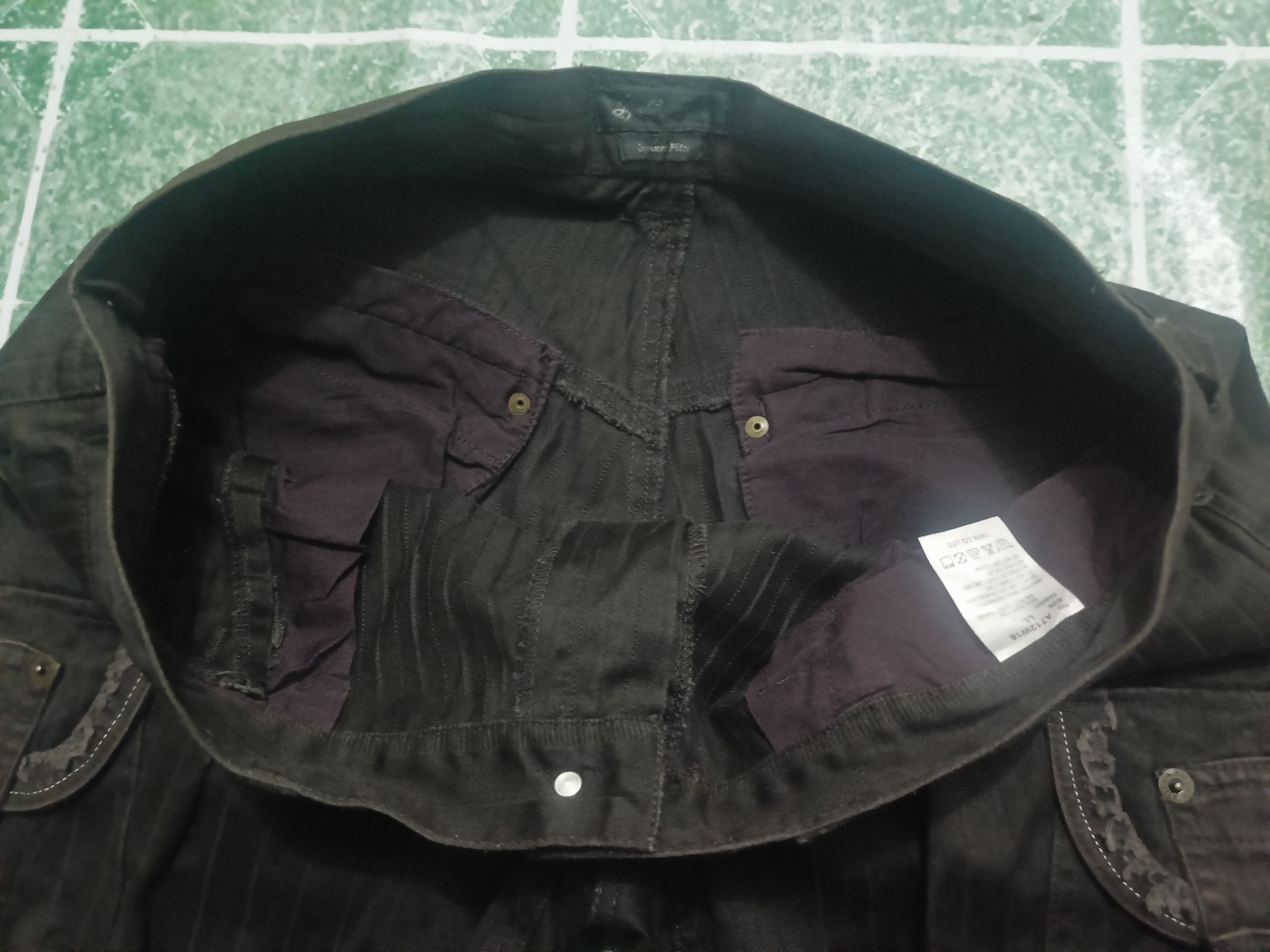 Designer × Japanese Brand Apestein Exclusive Baggy Style Striped Boot Cut Cargo Pants Size US 35 - 5 Thumbnail