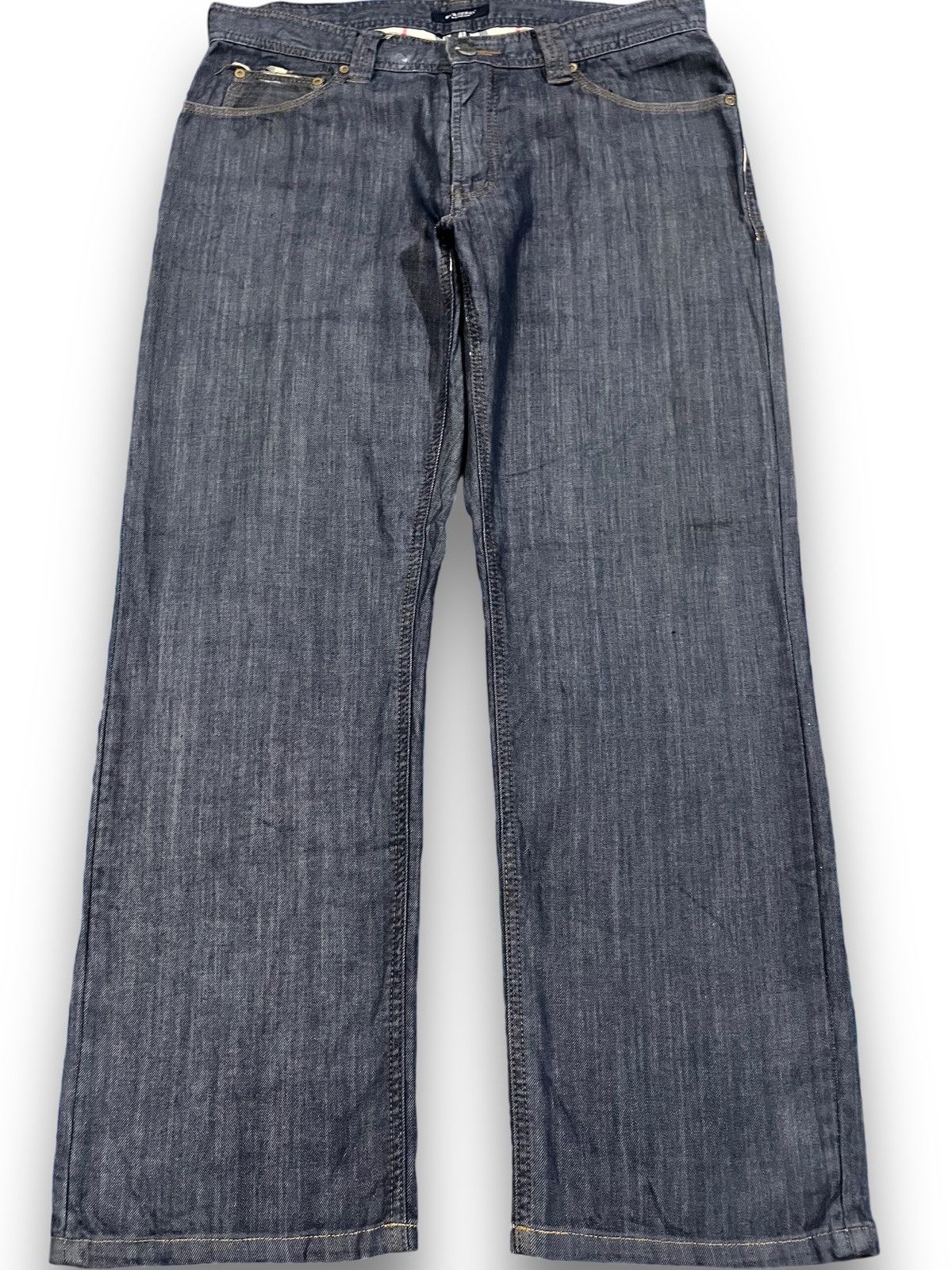 14th Addiction × Burberry Vintage Burberry London BLack Maria Denim Size US 34 / EU 50 - 1 Thumbnail
