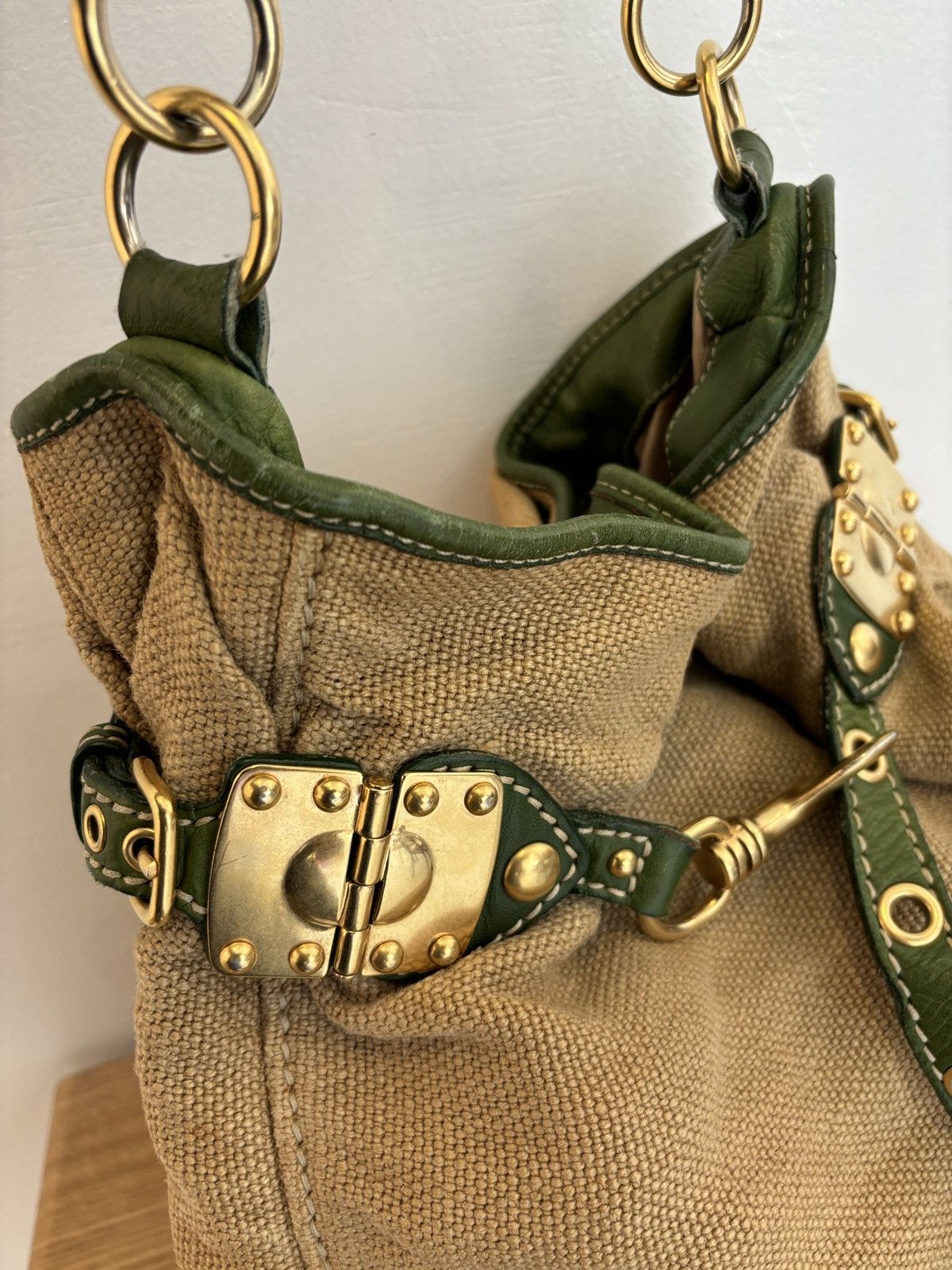 Miu Miu Miu Miu Canvas tote bag. Size ONE SIZE - 10 Thumbnail