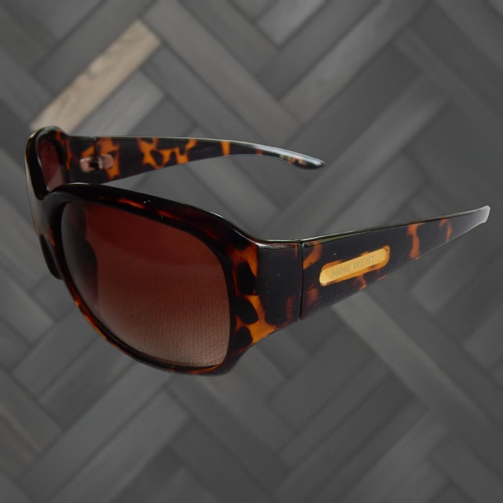 Nine West VINTAGE Nine West Women Sunglasses Brown Eyewear Accessories Size ONE SIZE - 1 Thumbnail