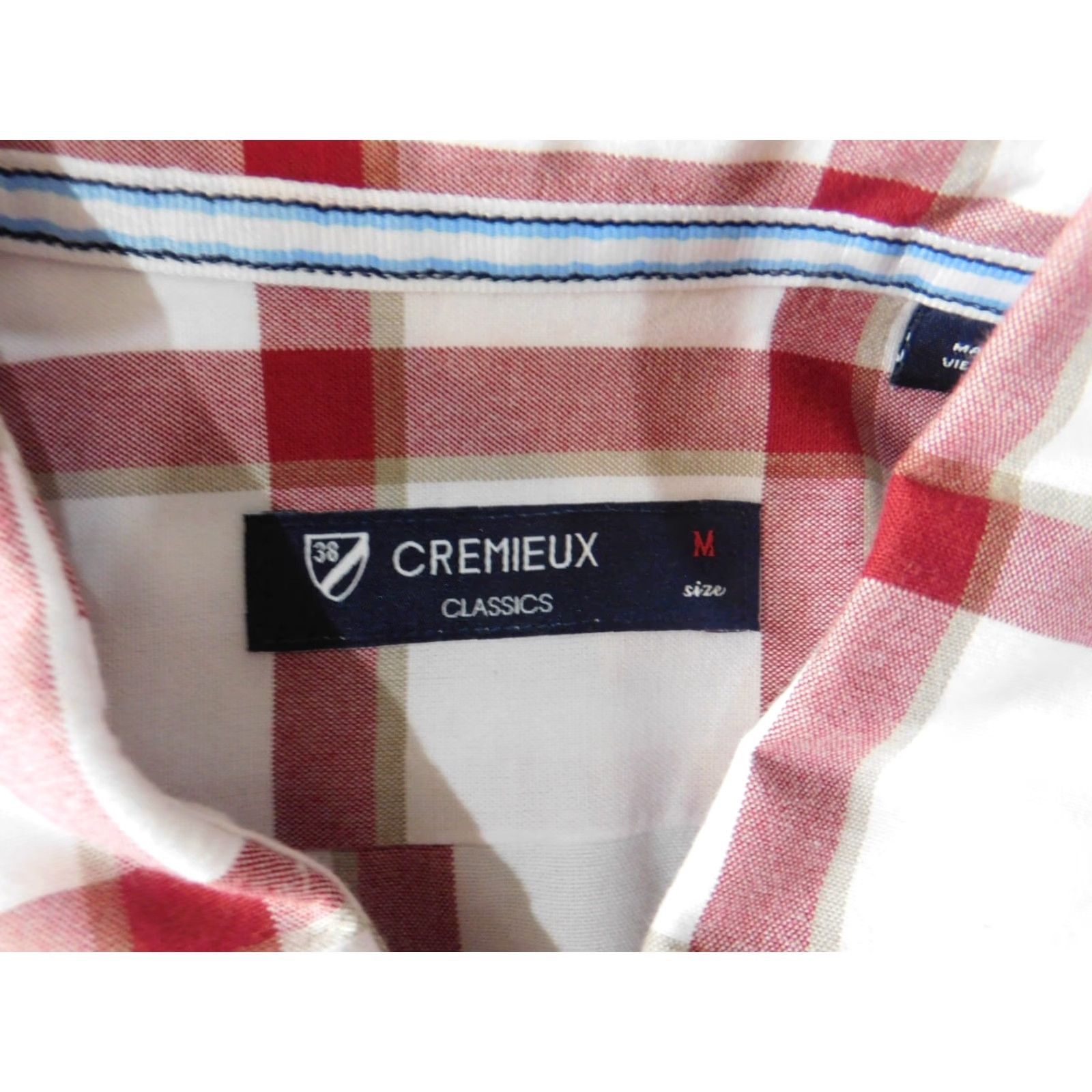 Cremieux Cremieux Shirt Mens Medium M Red Plaid Button-Up Collared Long Sleeve Classic Style Size US M / EU 48-50 / 2 - 6 Thumbnail