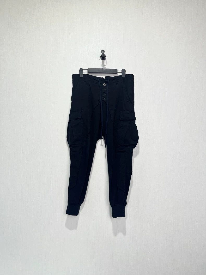 Greg Lauren Greg Lauren Black drawstring shell pants Size US 42 / EU 58 - 1 Thumbnail