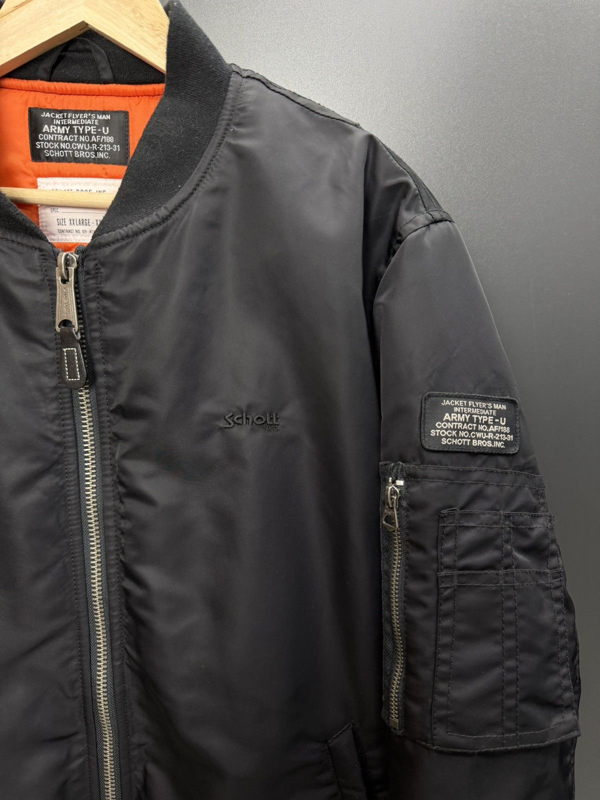 Schott Schott MA-1 Army Type U Bomber Flight Jackett Size XXL Size US XXL / EU 58 / 5 - 2 Thumbnail
