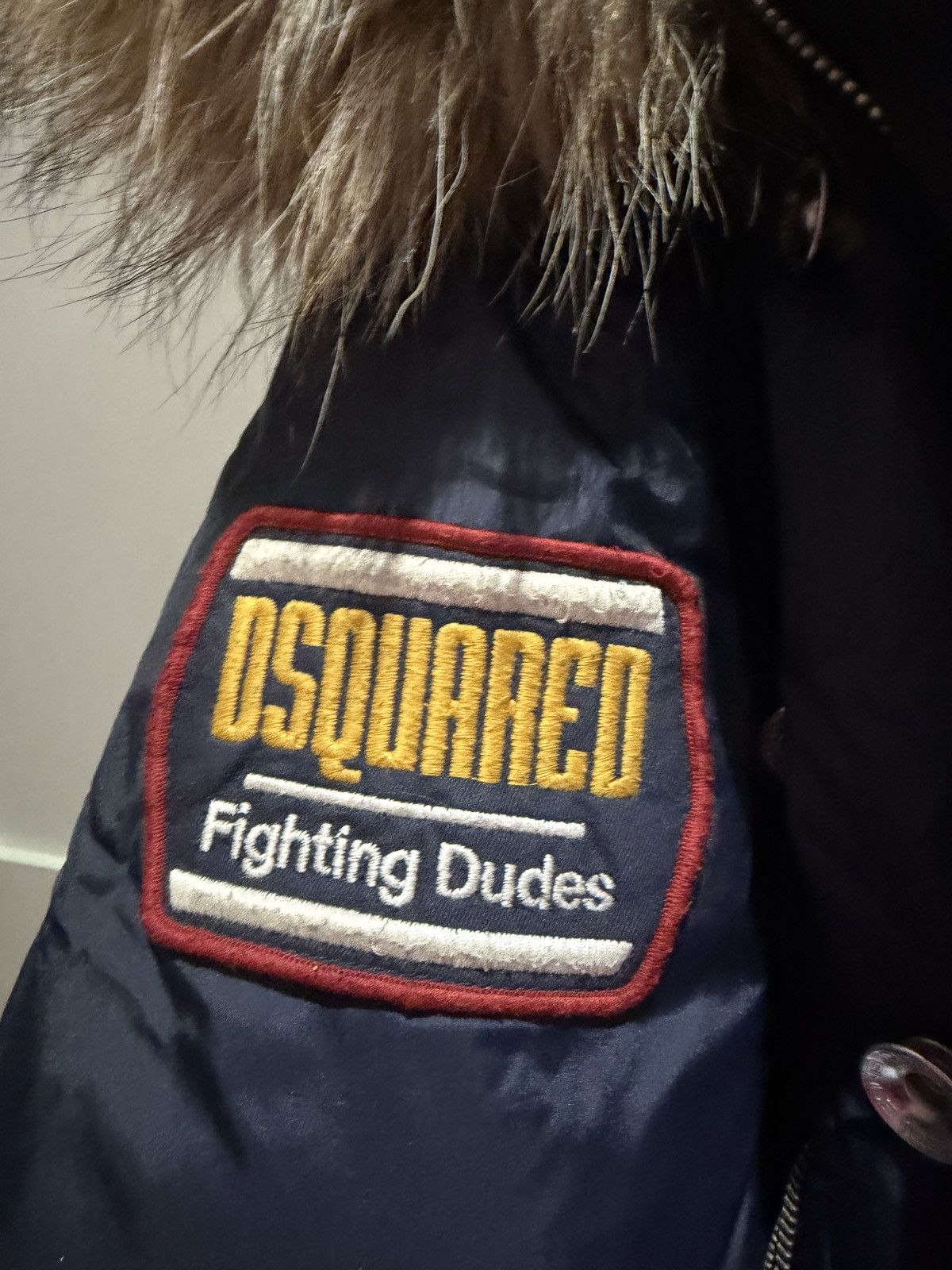 Dsquared2 Dsquared2 Down Jacket 2007 Runway “Fighting Dudes” Size XS / US 0-2 / IT 36-38 - 5 Thumbnail