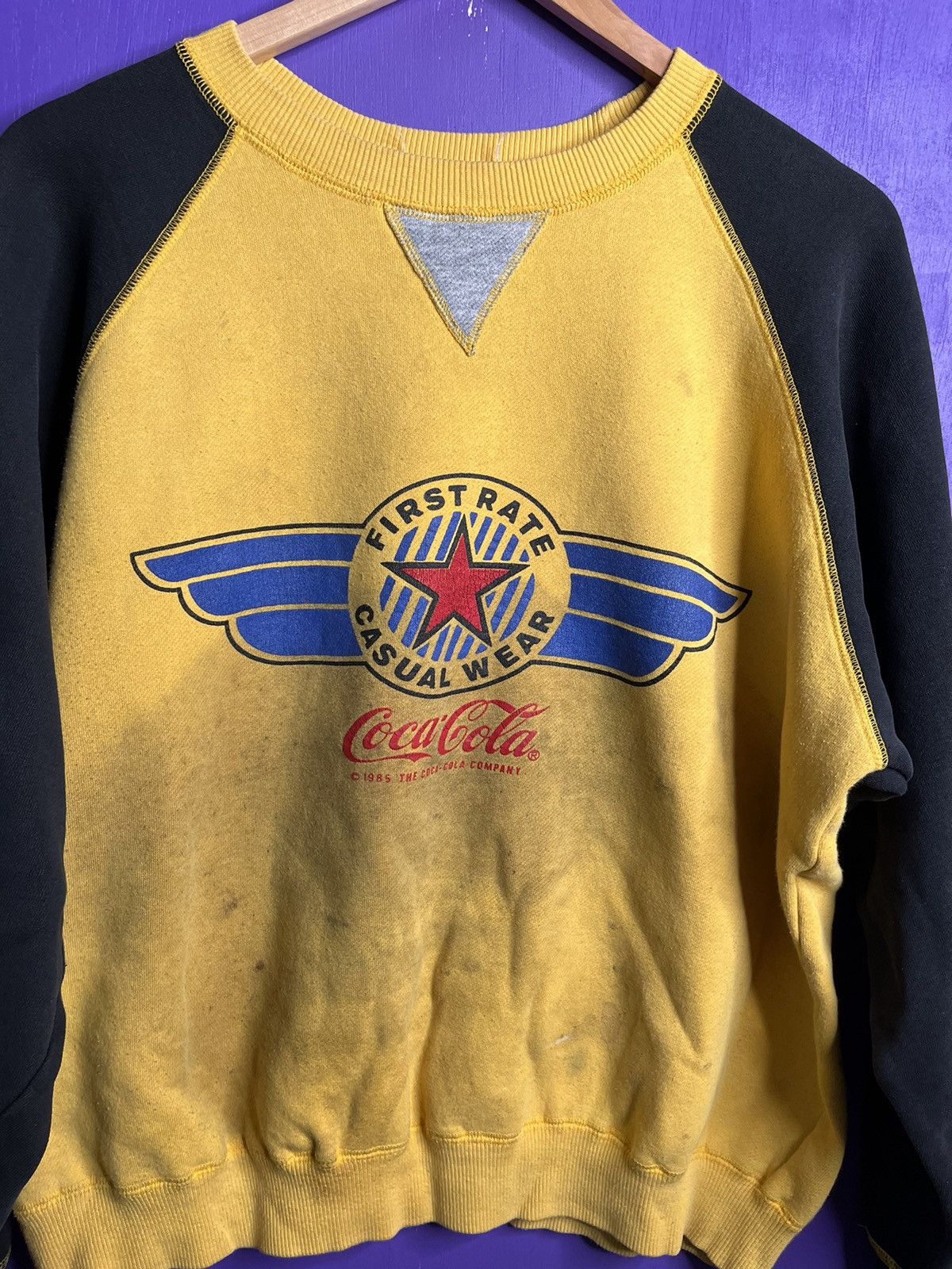 Coca Cola × Vintage Vintage 80s Coca-cola casual wear logo crewneck Size US L / EU 52-54 / 3 - 3 Thumbnail