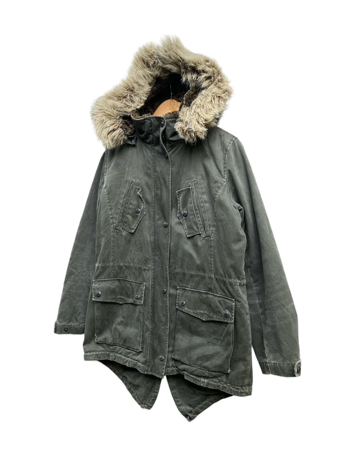 Levi's Vintage Clothing Vintage Levis Mink Fur Hooded Jacket Size US L / EU 52-54 / 3 - 3 Thumbnail