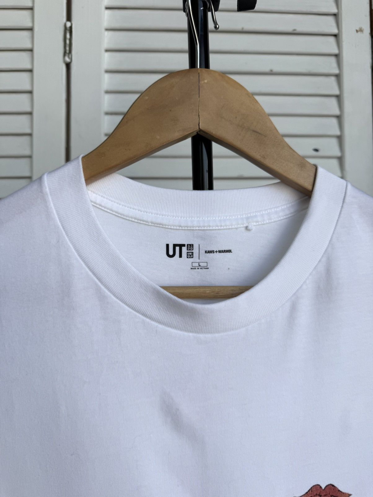 Andy Warhol × Kaws × Uniqlo Uniqlo UT KAWS Andy Warhol Graphic T-Shirt White Size US L / EU 52-54 / 3 - 4 Thumbnail