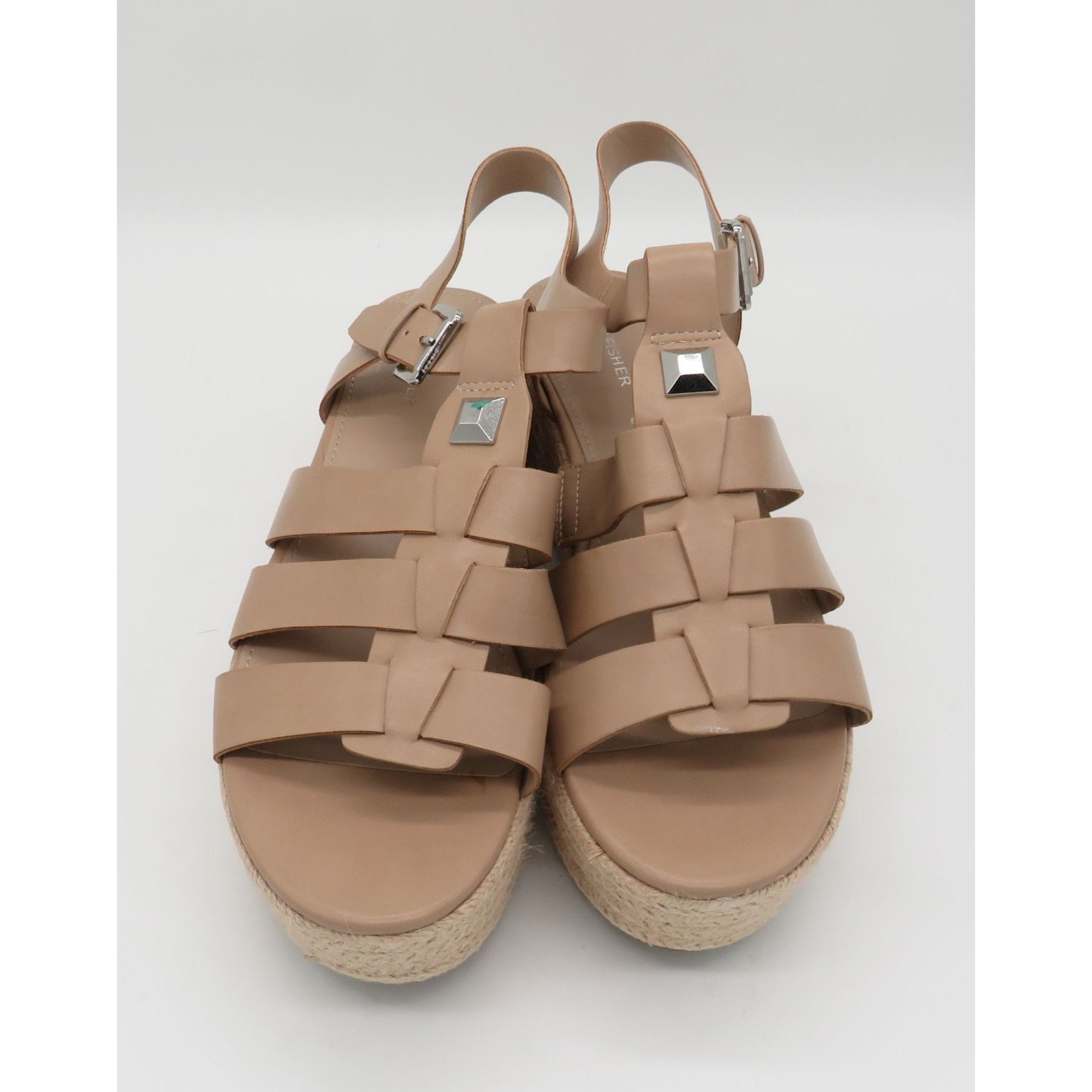 Marc Fisher Marc Fisher Women's Tan Strappy Espadrille Platform Sandals Size US 11 / IT 41 - 2 Thumbnail