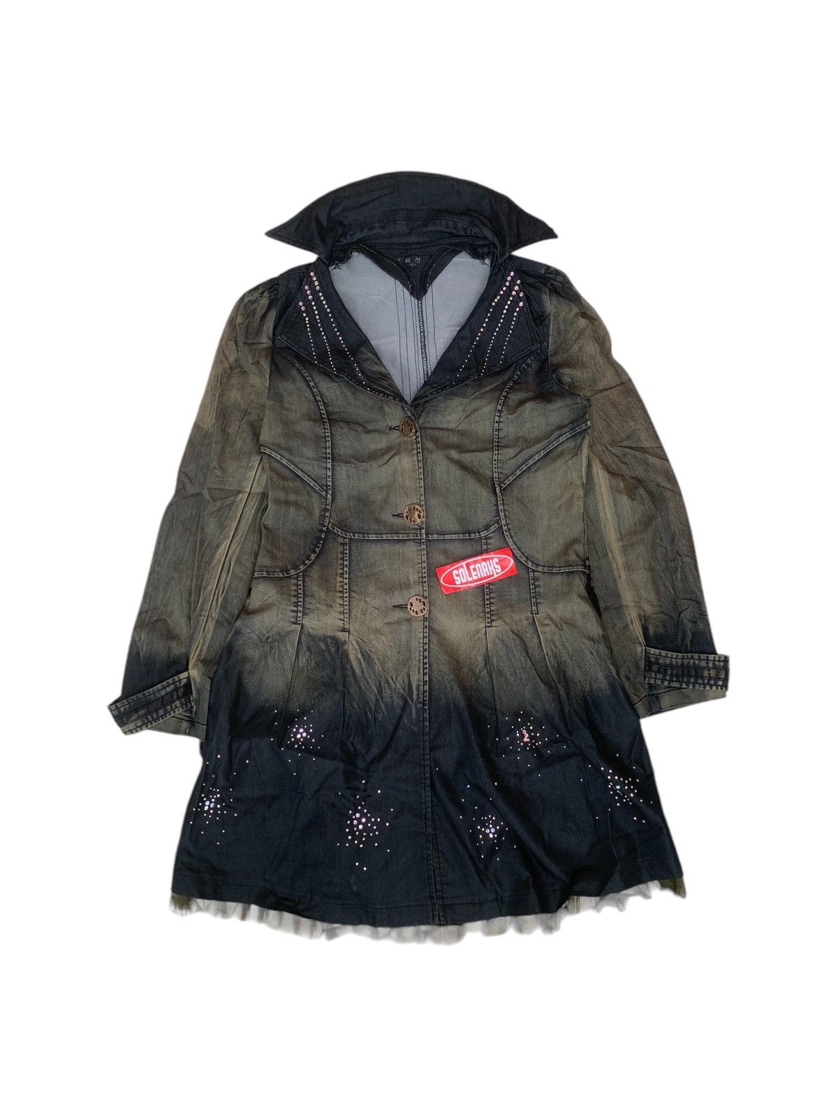 If Six Was Nine × Japanese Brand × Vintage Vtg midi dress punk style y2k Size S / US 4 / IT 40 - 1 Thumbnail