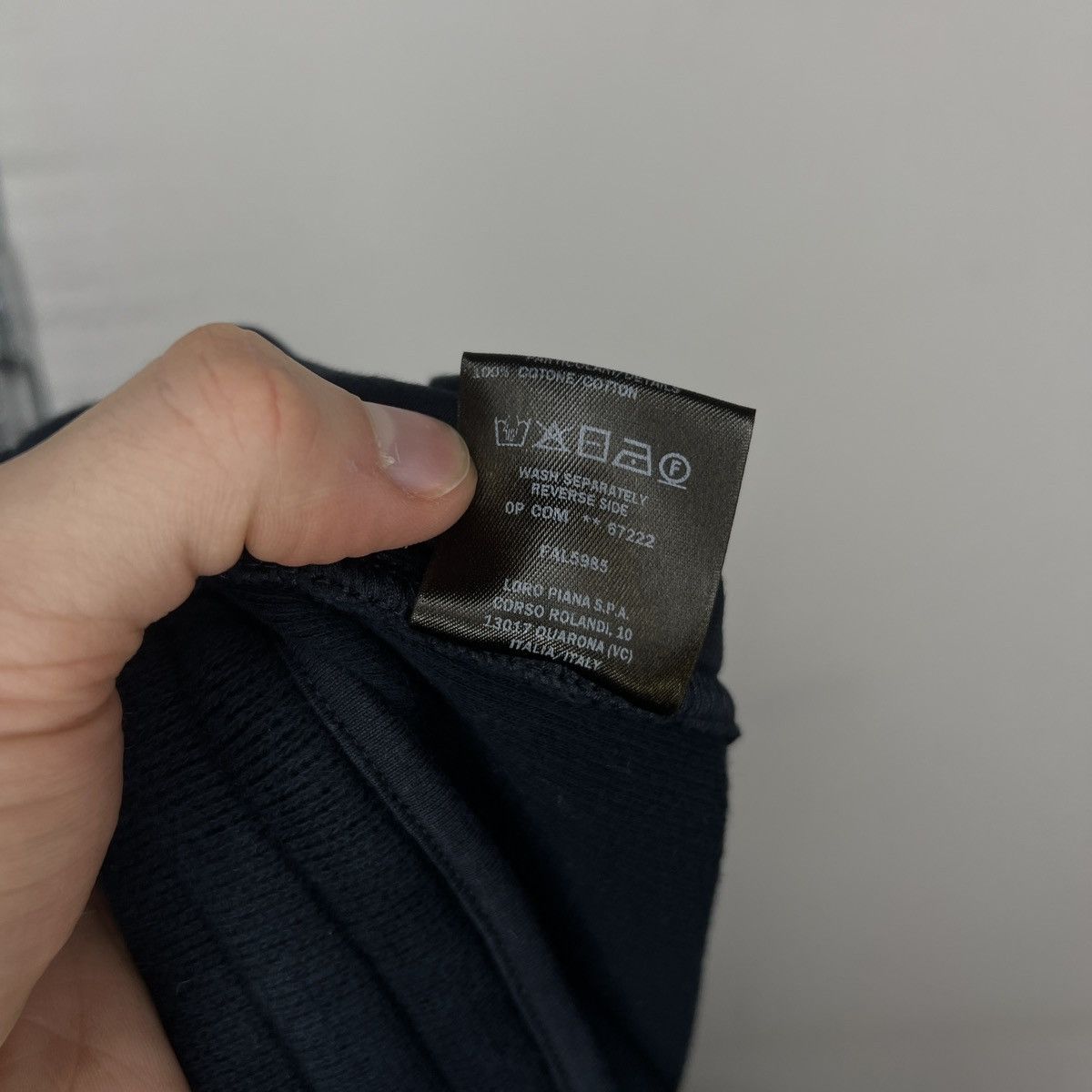 Loro Piana Loro Piana Horsey Cotton Navy Sweatpants Size US 36 / EU 52 - 11 Thumbnail