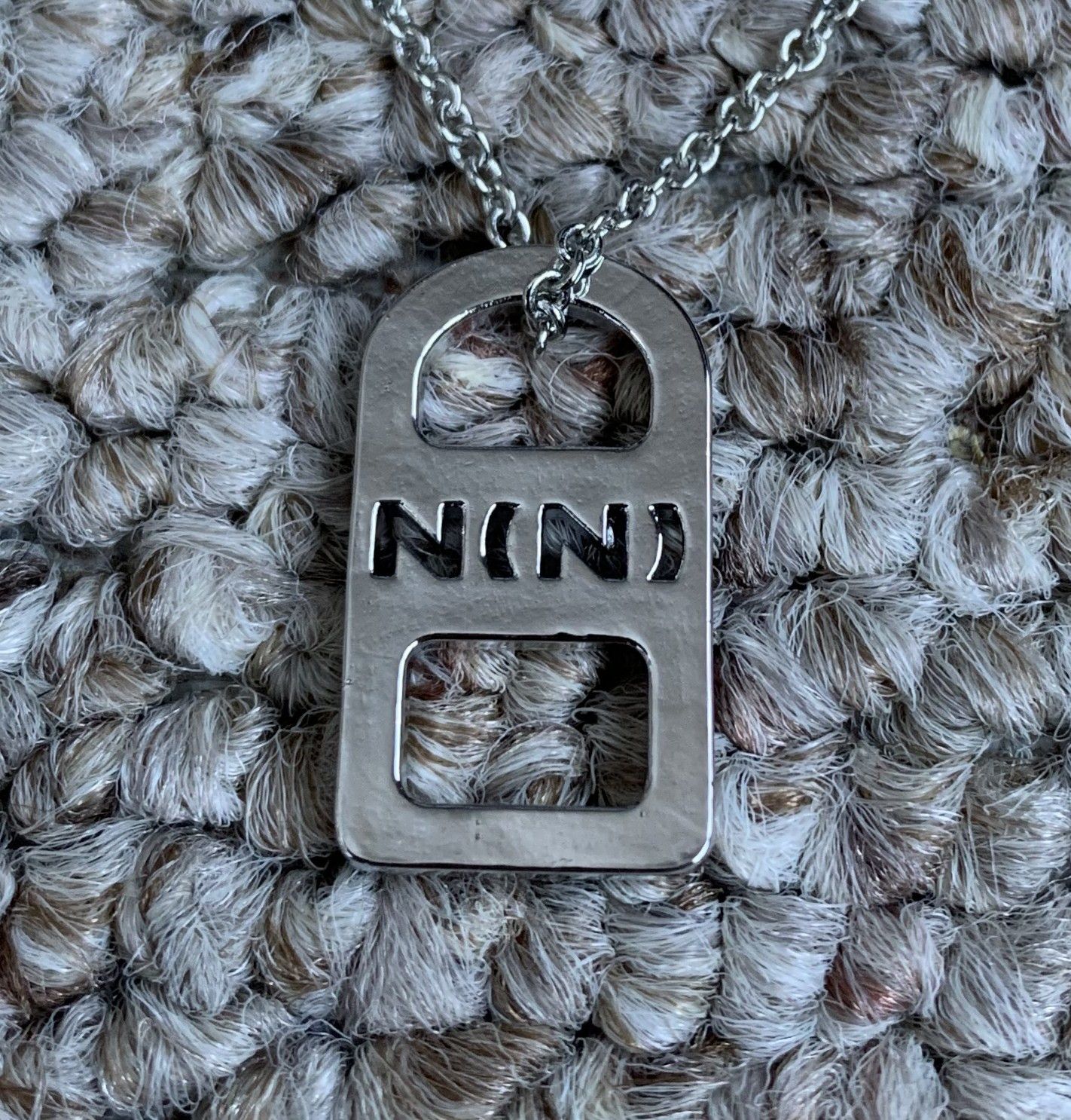 Number (N)ine Number (N)ine Dog Tag Necklace Size ONE SIZE - 1 Thumbnail